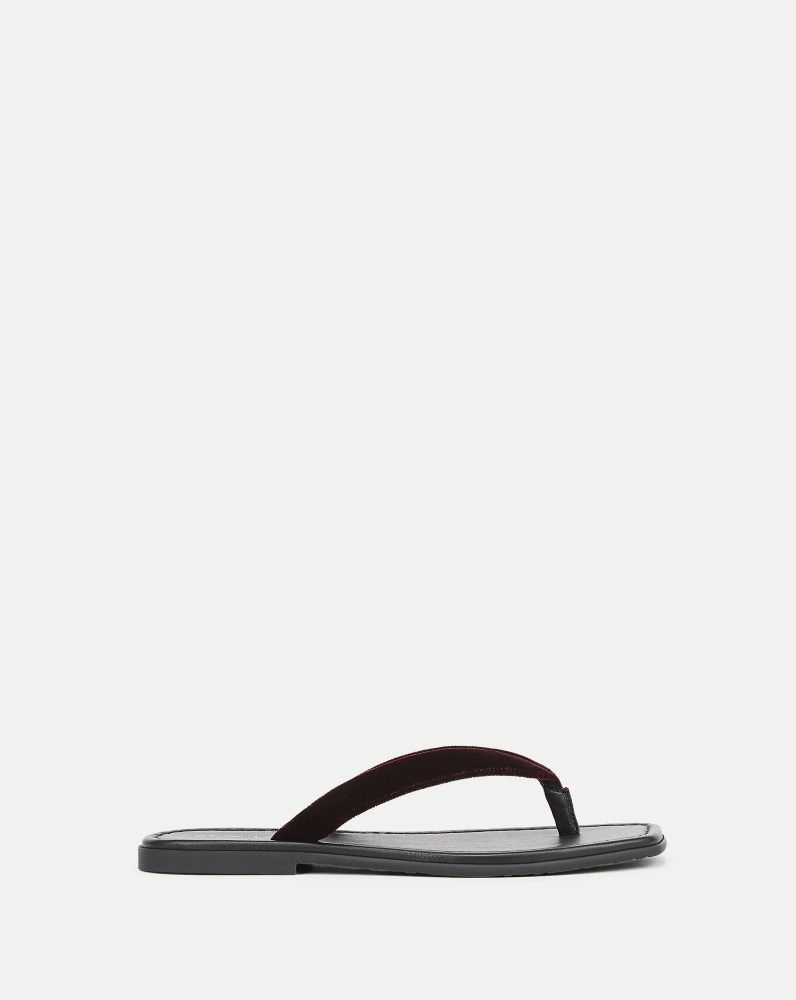 Clea Velvet Flip-Flop Sandal