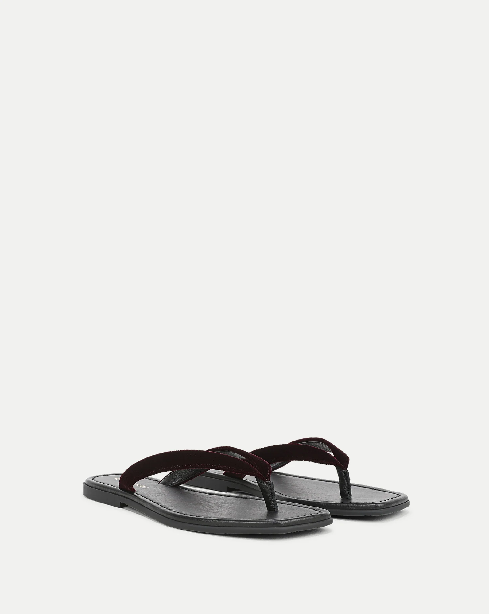 Clea Velvet Flip-Flop Sandal - Image 2