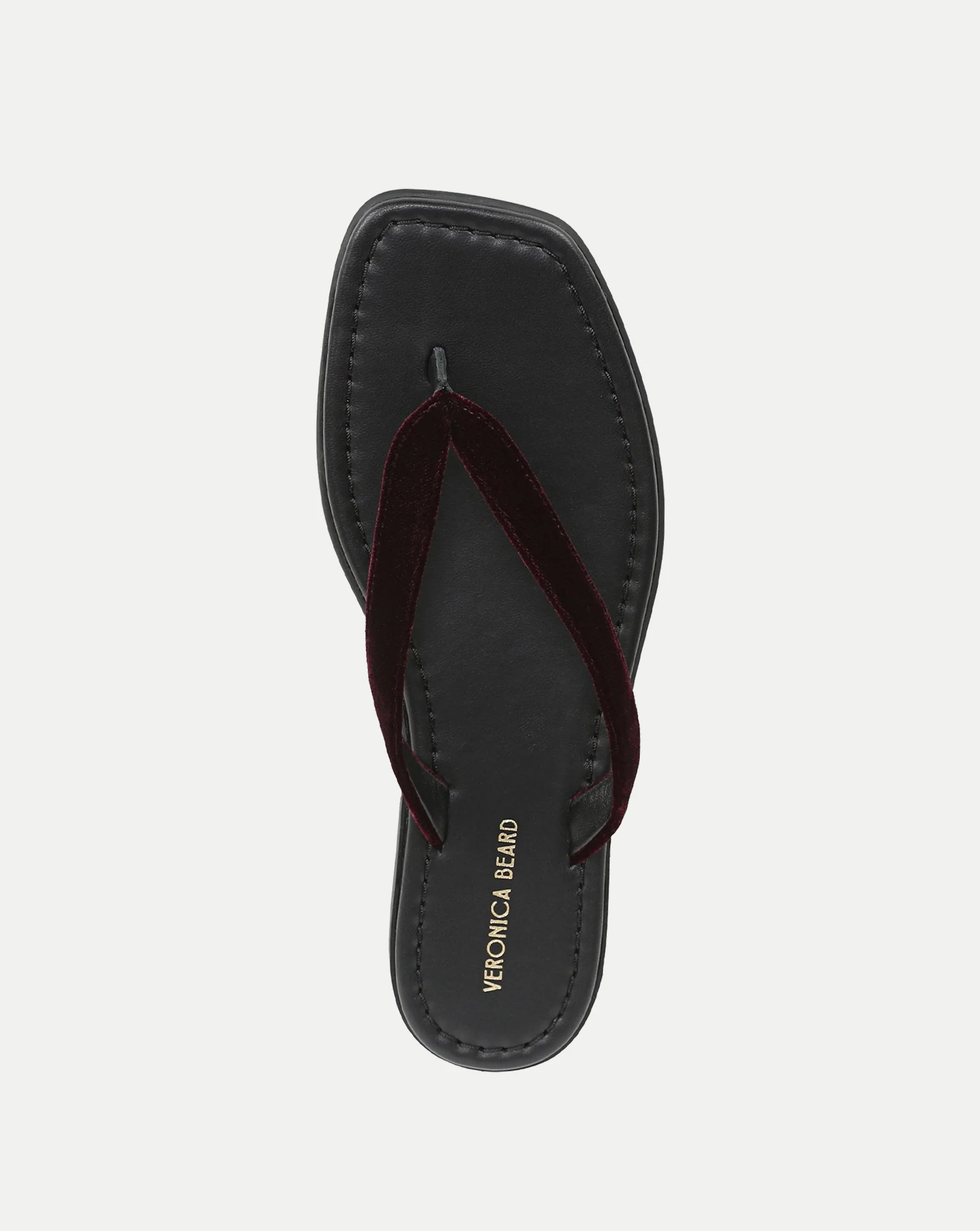 Clea Velvet Flip-Flop Sandal - Image 3