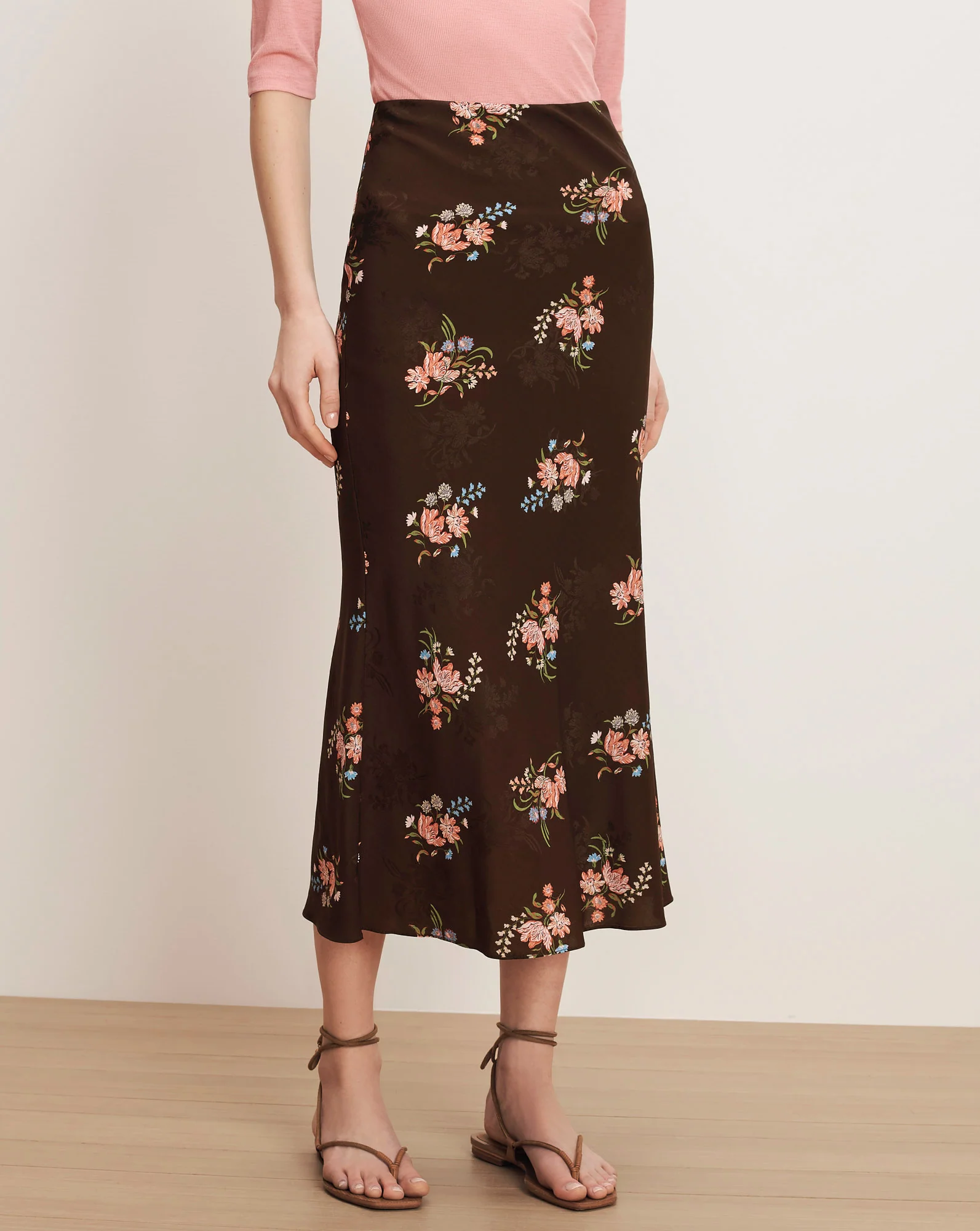 Clover Floral Midi Skirt - Image 2