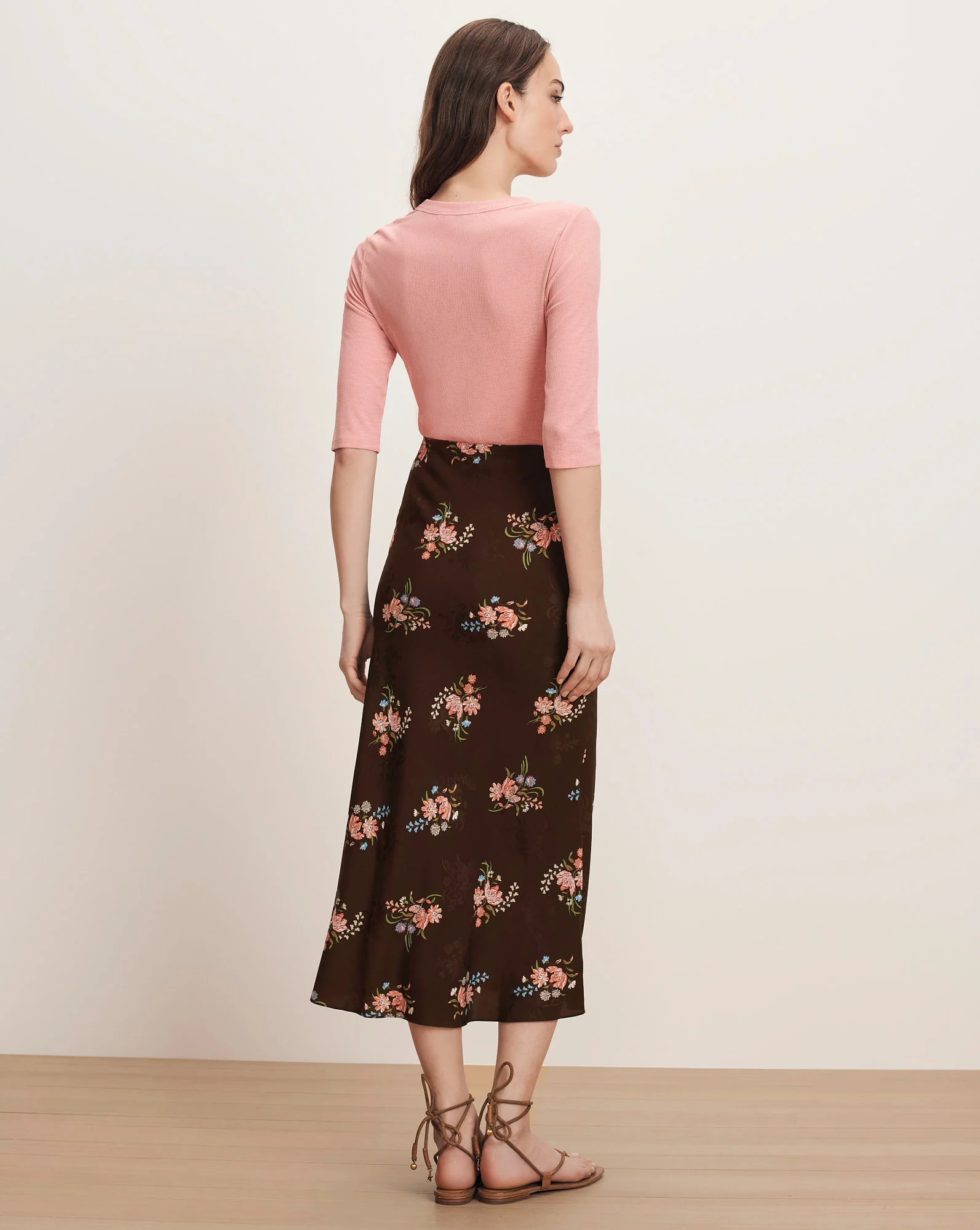 Clover Floral Midi Skirt - Image 5