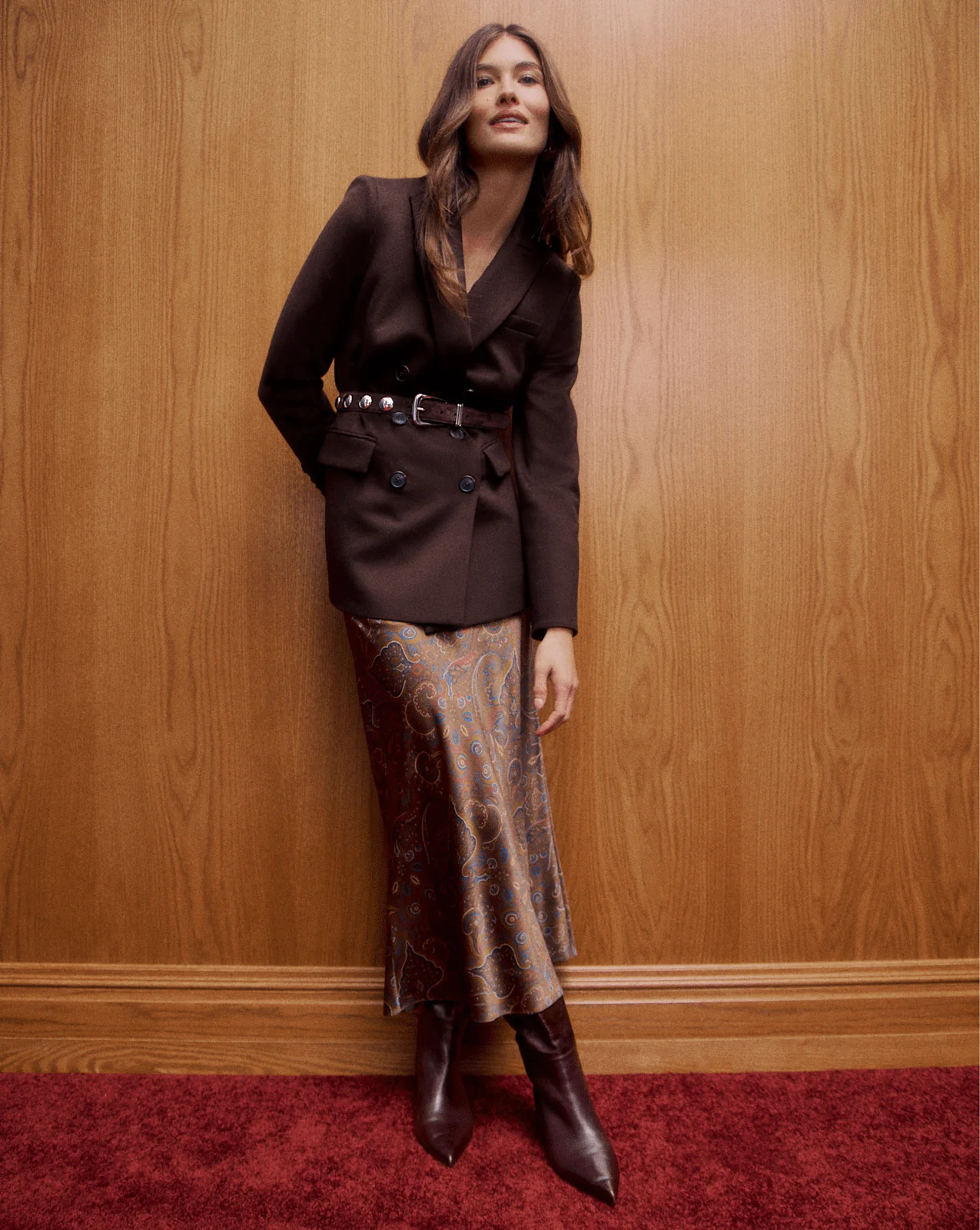 Clover Paisley Midi Skirt - Image 7