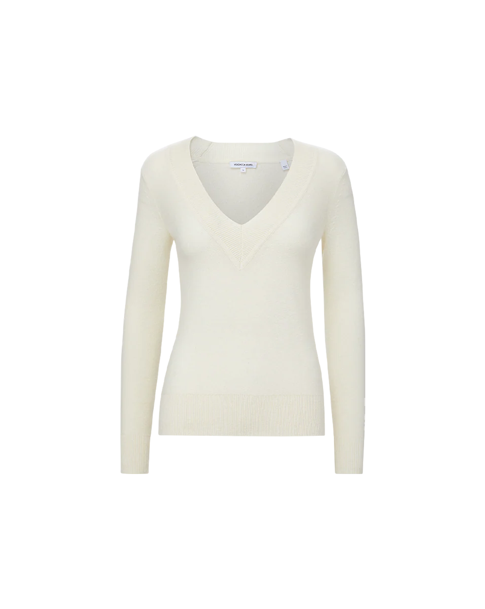 Coleta V-Neck Cashmere Sweater - Image 5