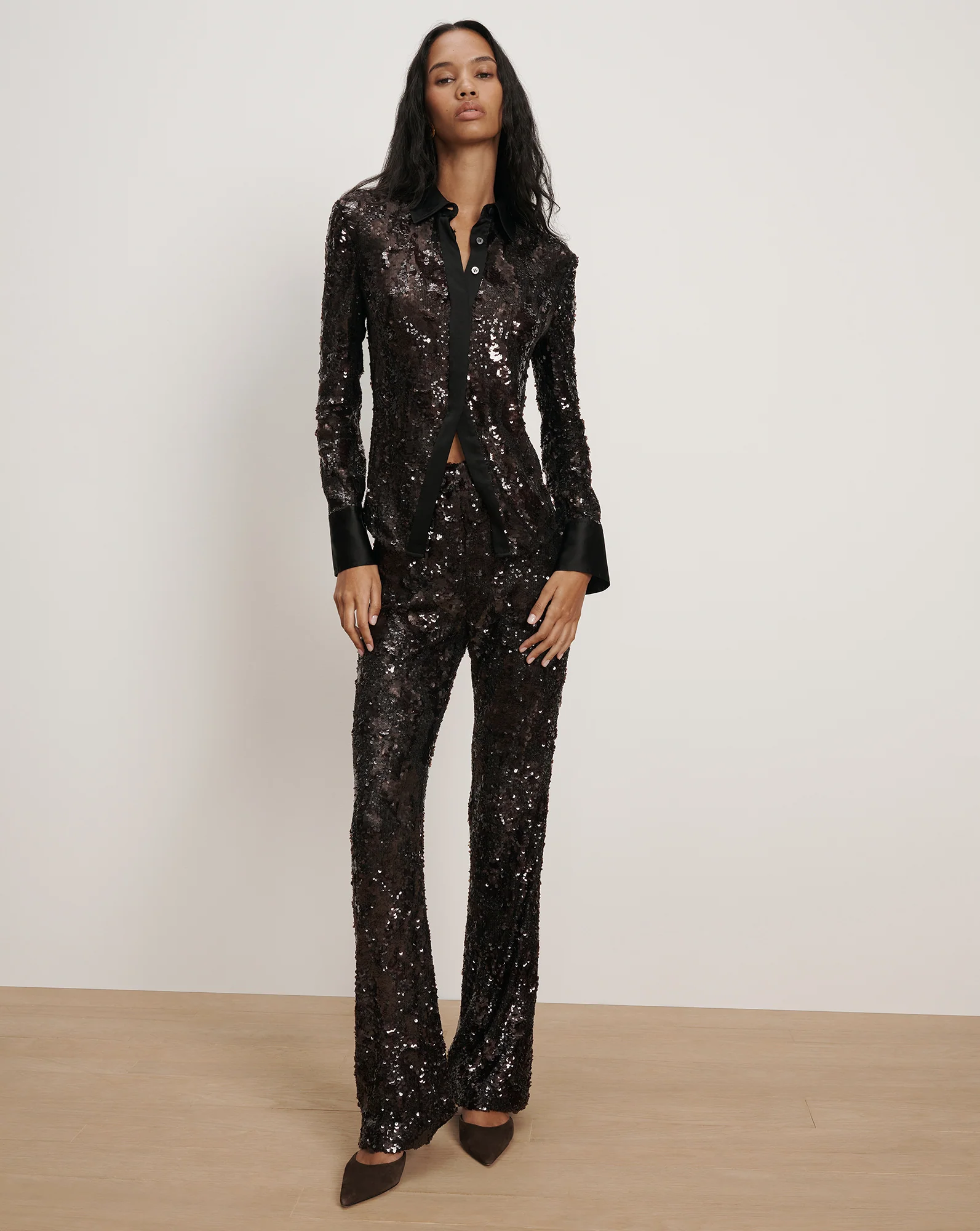 Collier Sequin Skinny-Flare Pant - Image 5