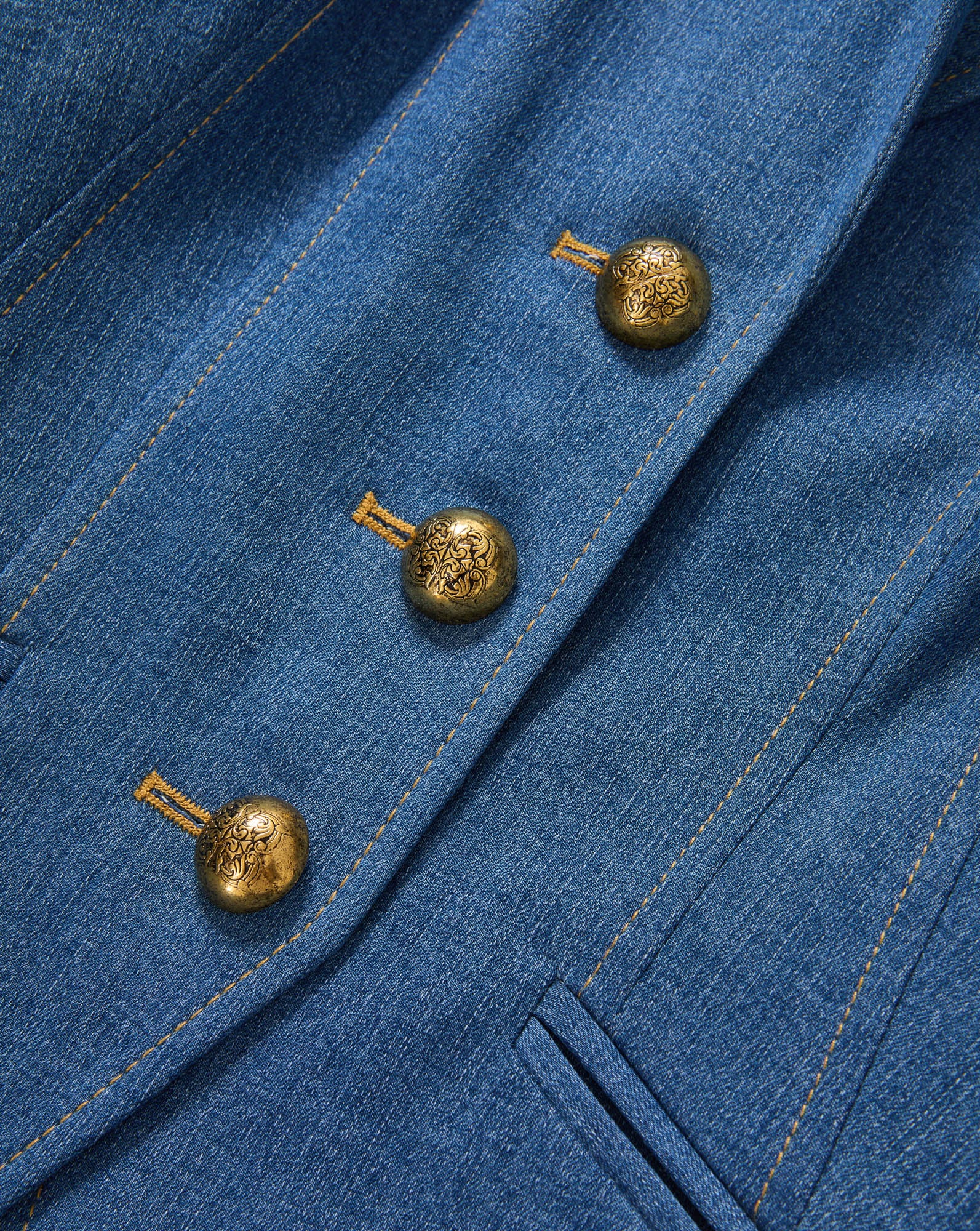 Costa Denim Vest - Image 3