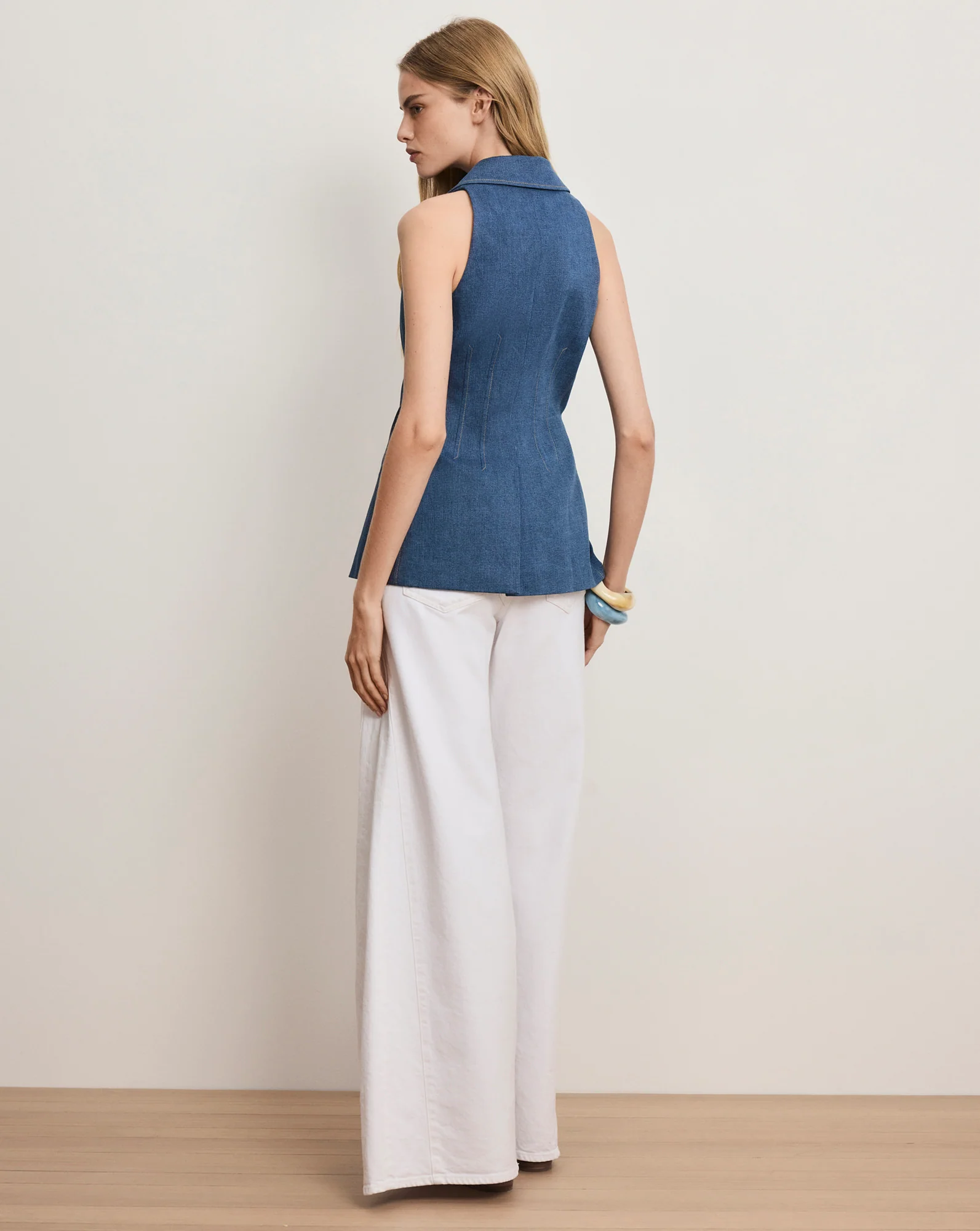 Costa Denim Vest - Image 4