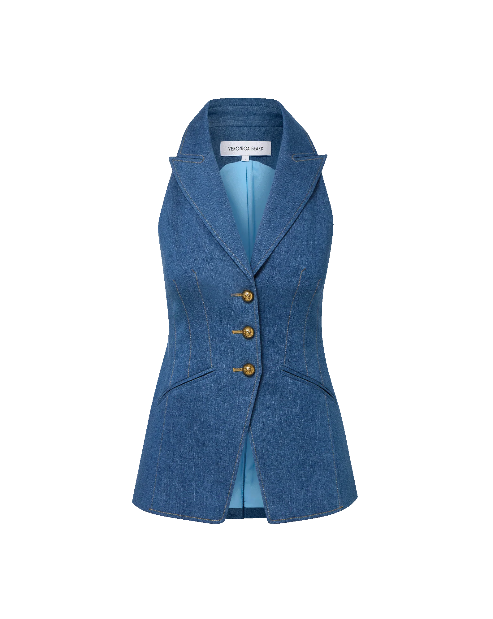 Costa Denim Vest - Image 6