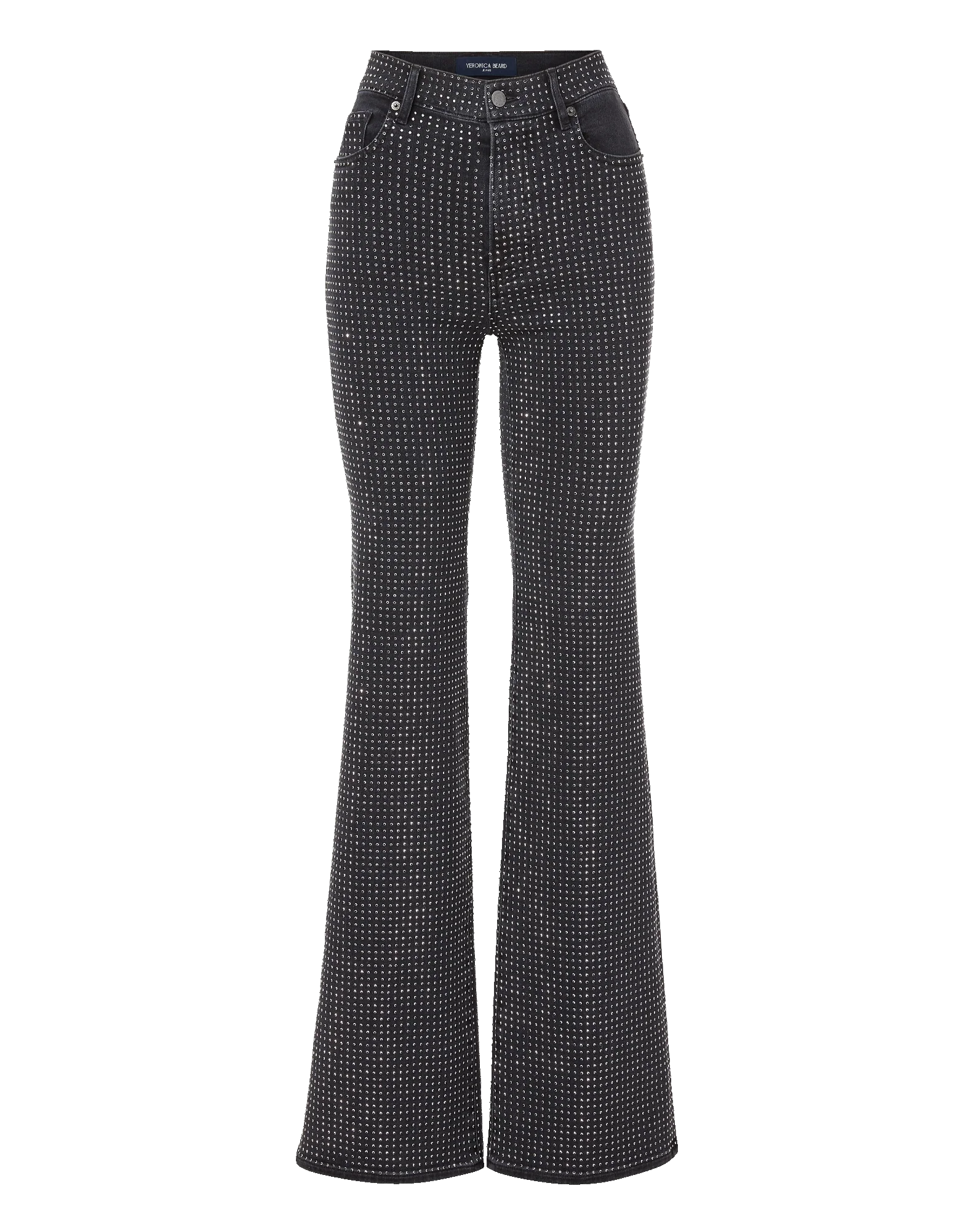 Crosbie Rhinestone Slim Wide-Leg Jean - Image 7