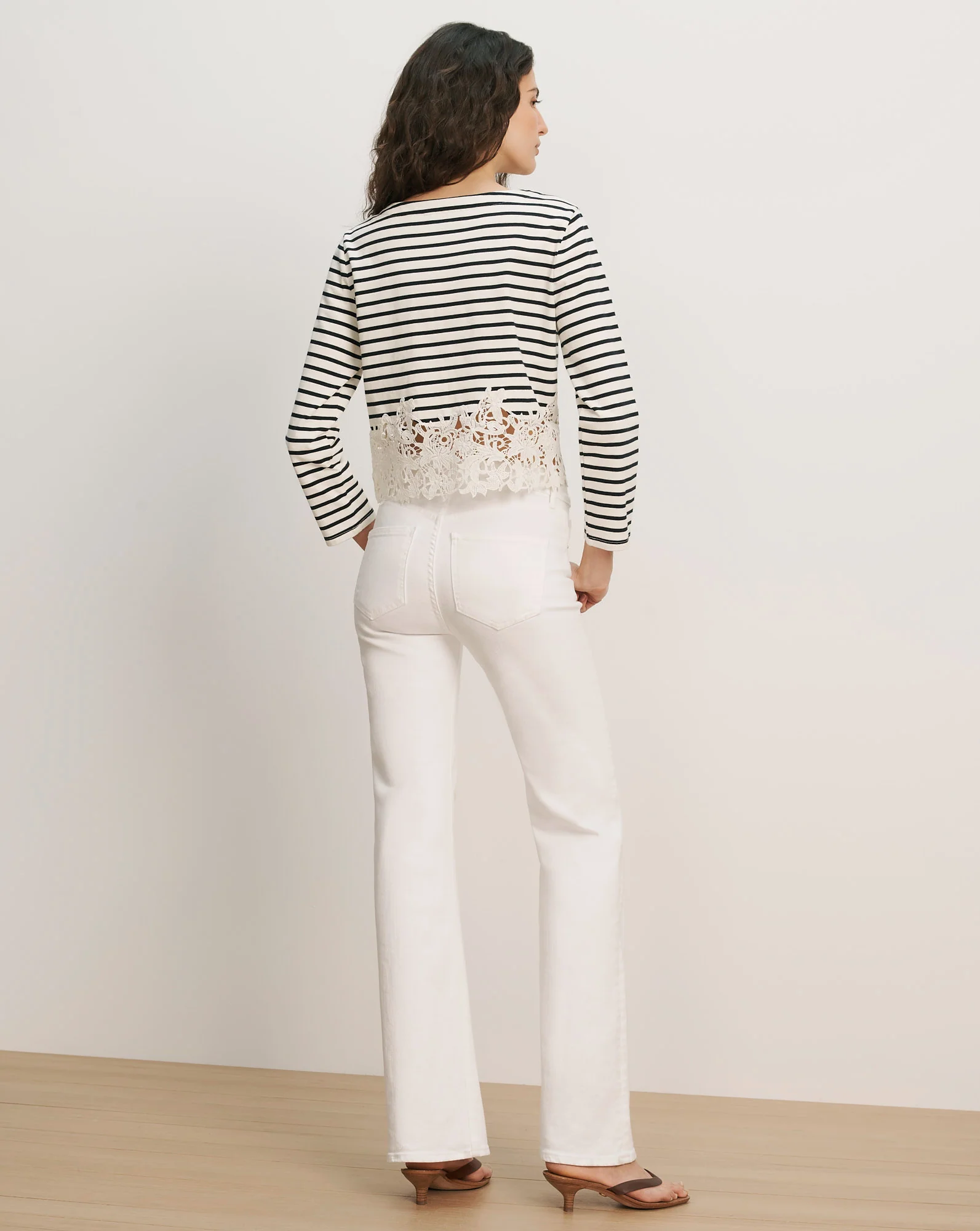 Crosbie Mid-Rise Slim Wide-Leg Jean - Image 5