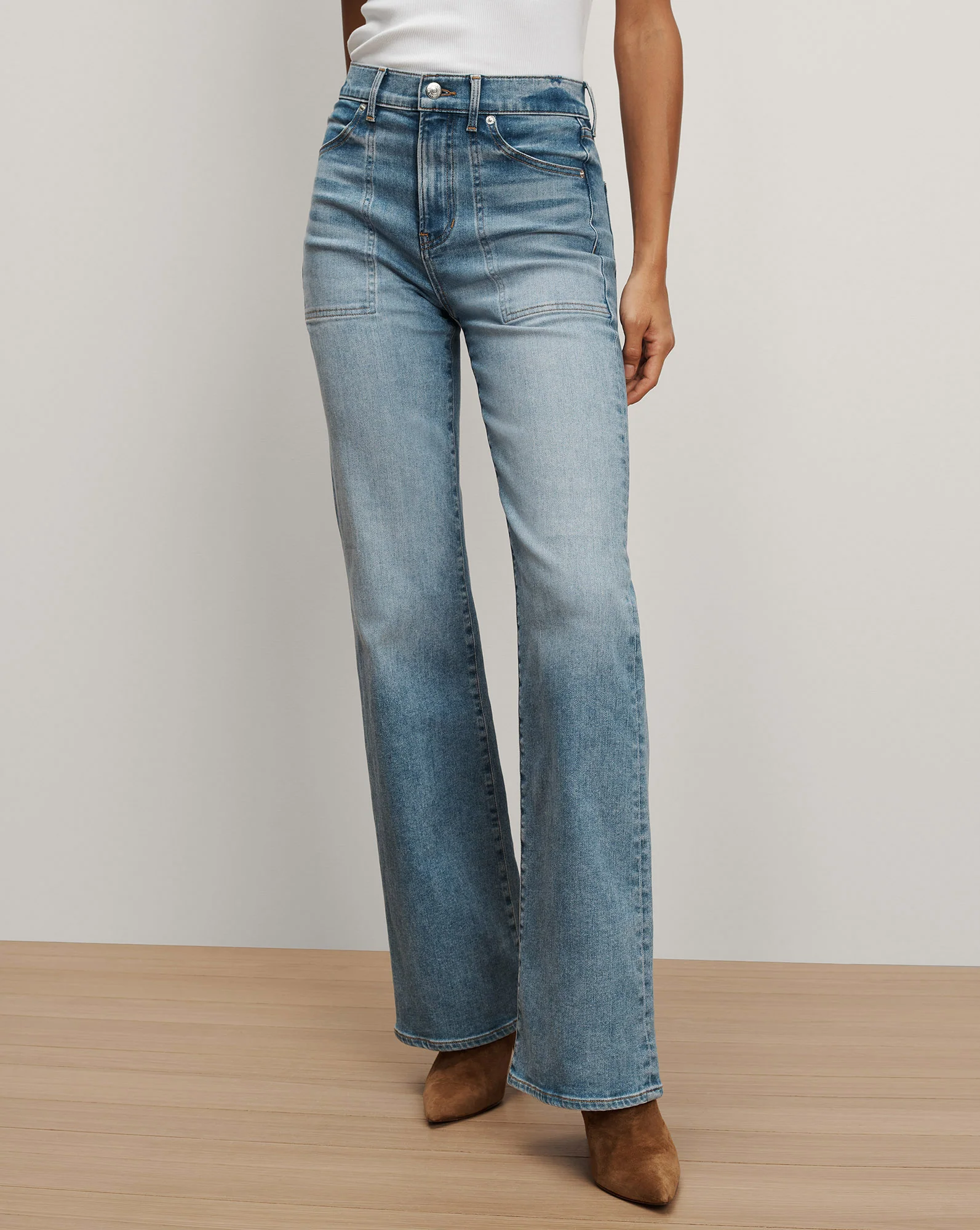 Crosbie Slim Wide-Leg Jean - Image 2