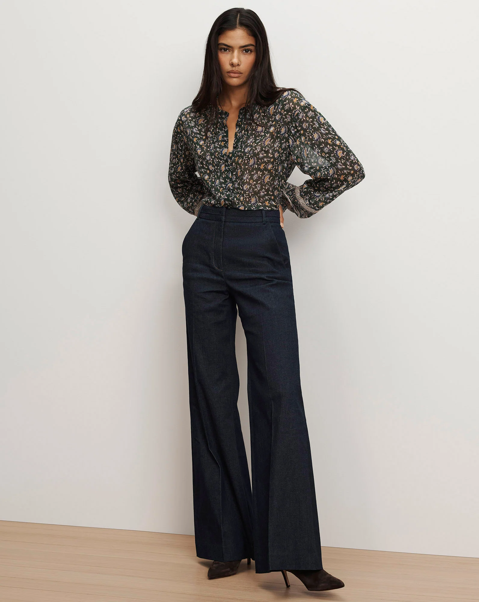 Crue Wide-Leg Denim Pant