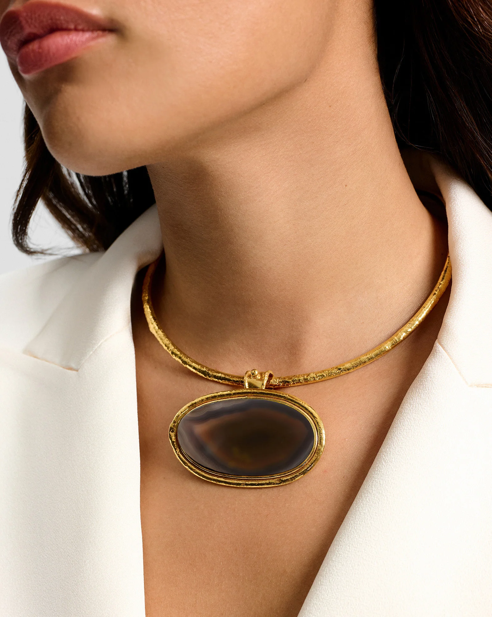 Dakota Brown Agate Necklace - Image 2