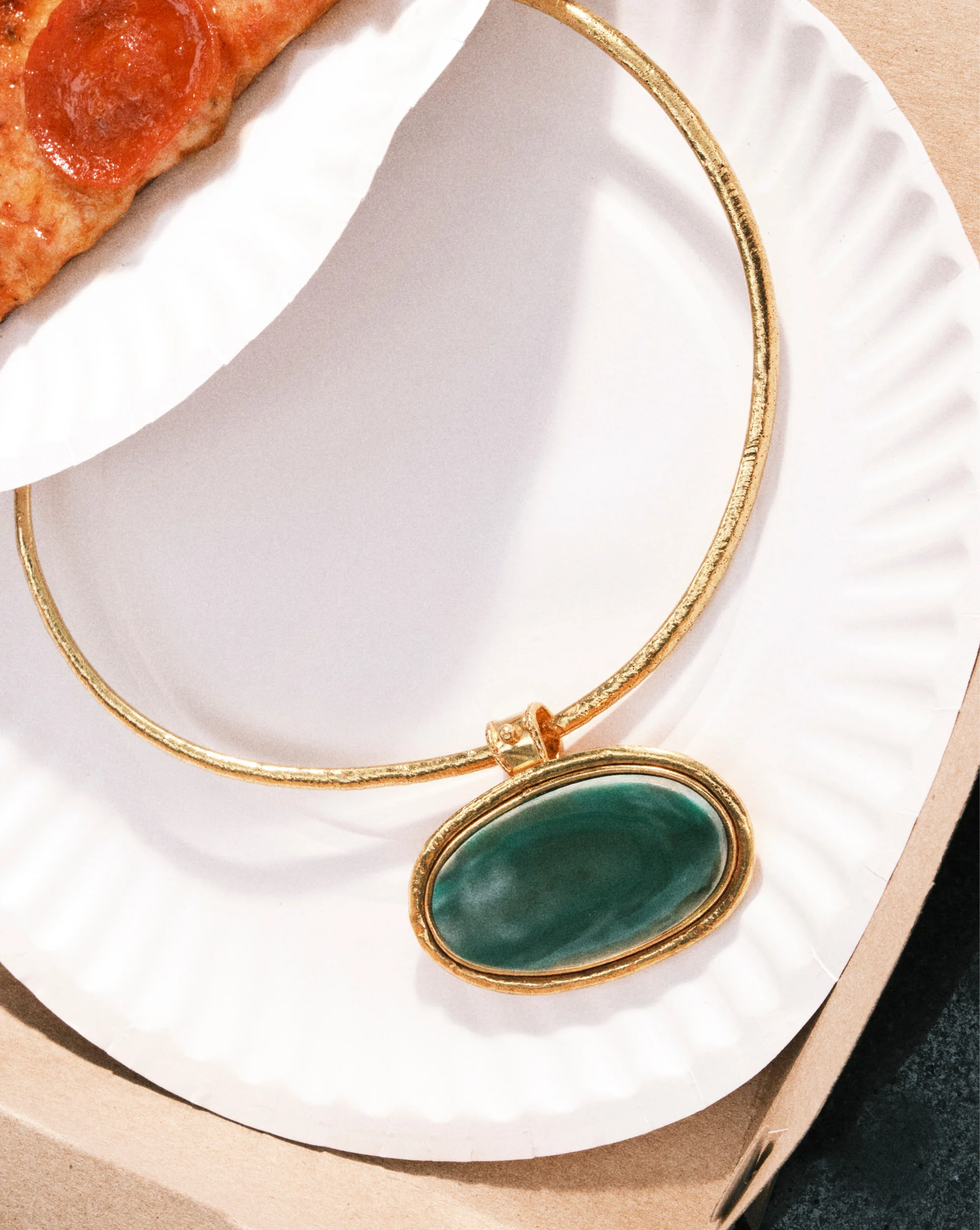 Dakota Green Agate Necklace - Image 5