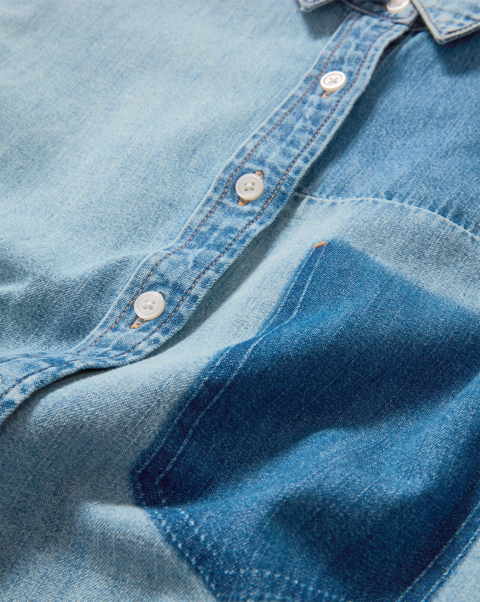 Dalma Denim Button-Down Shirt - Image 3