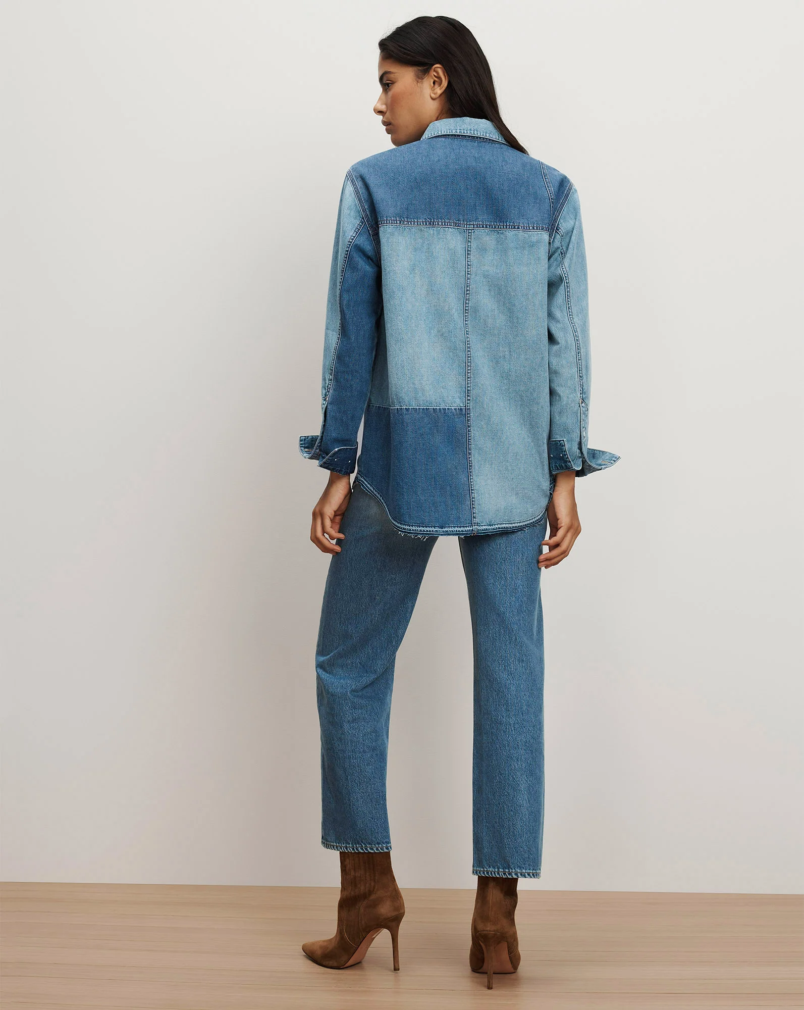 Dalma Denim Button-Down Shirt - Image 4