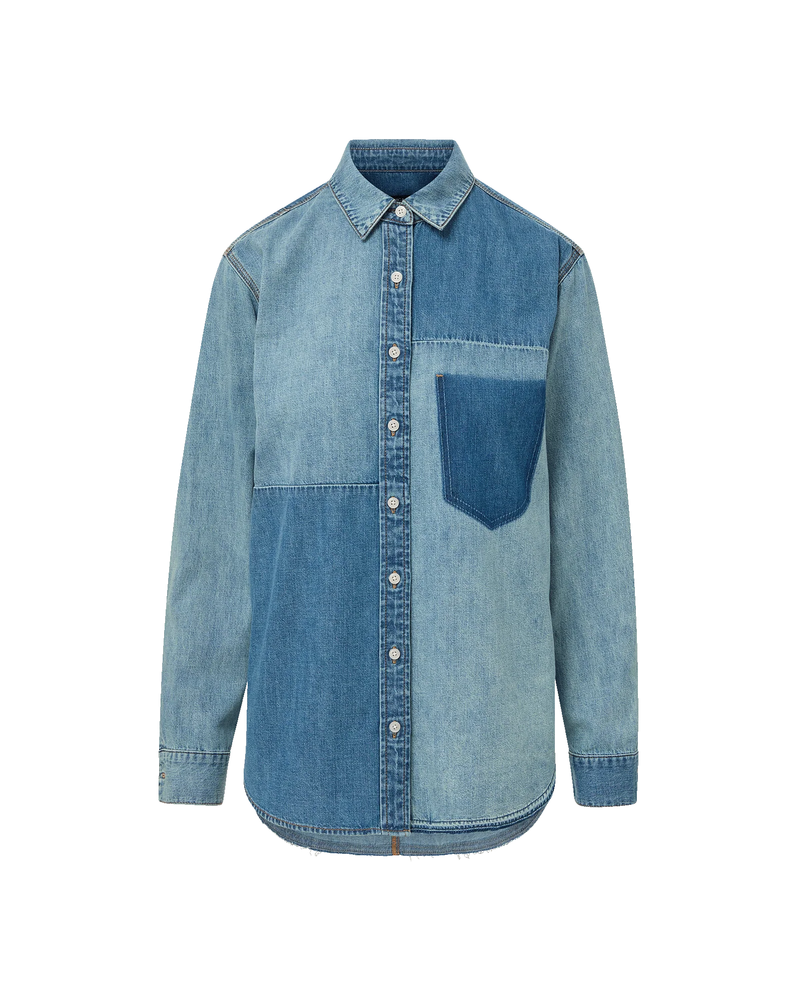 Dalma Denim Button-Down Shirt - Image 5