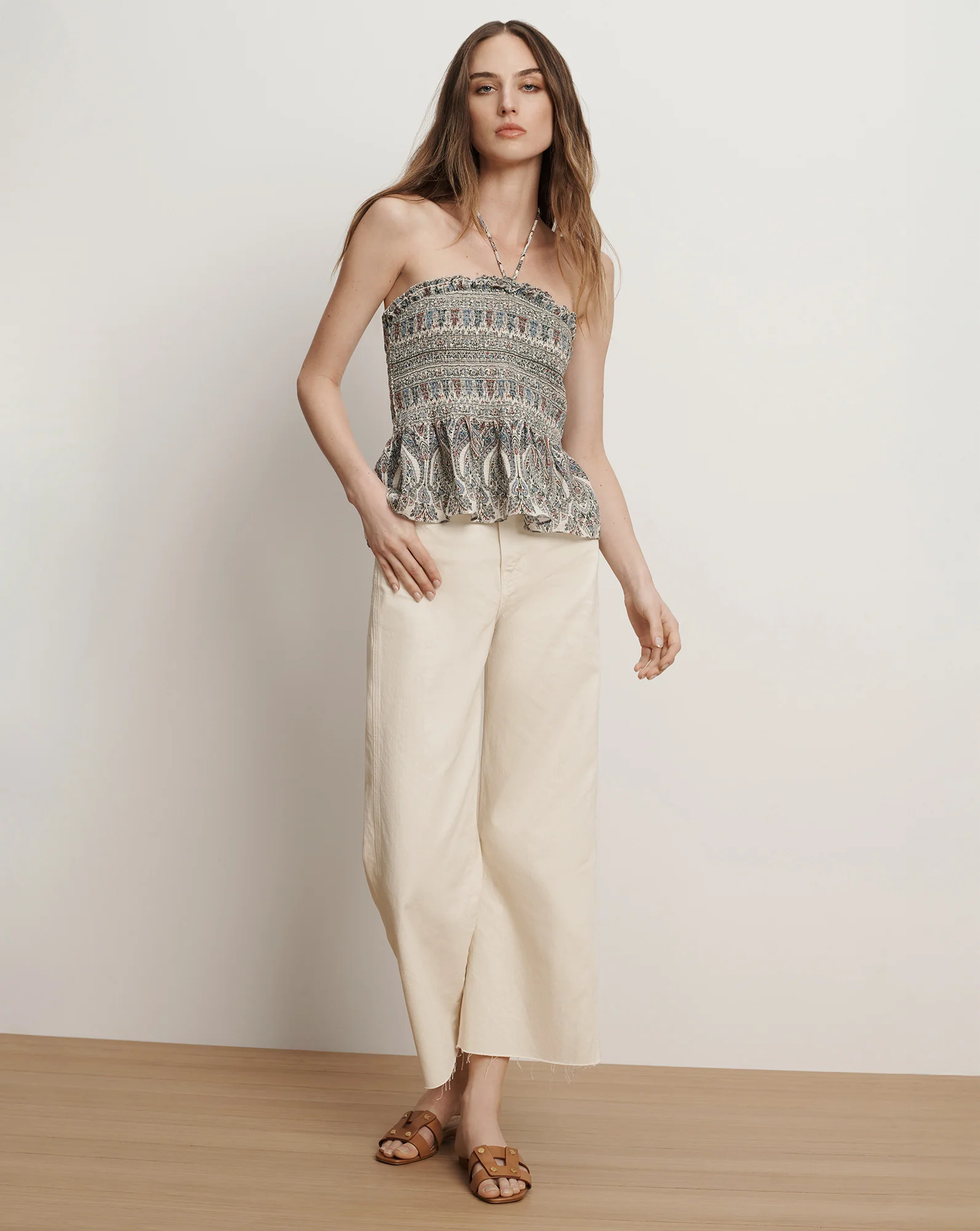 Damsey Smocked Halter Top - Image 2