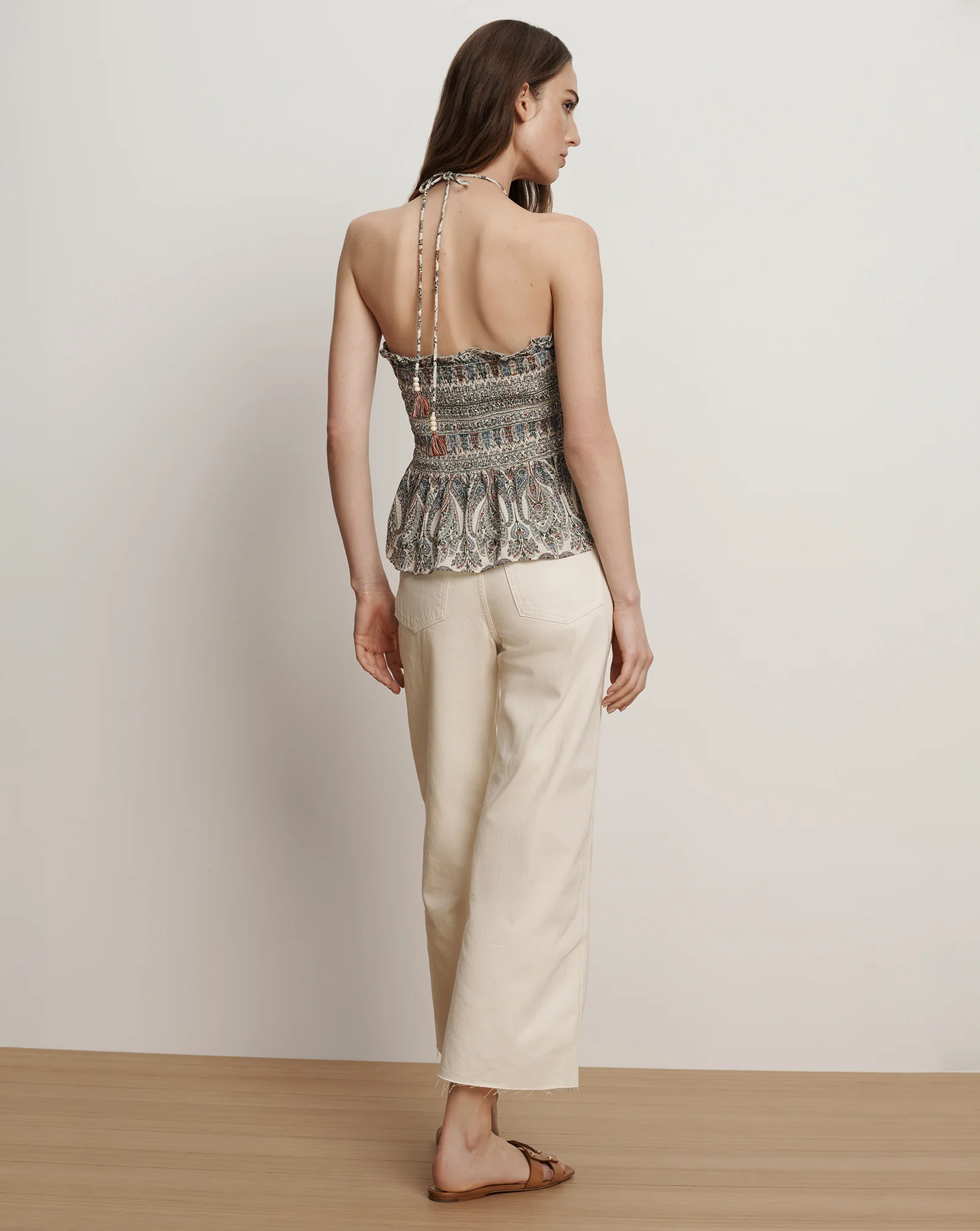 Damsey Smocked Halter Top - Image 4