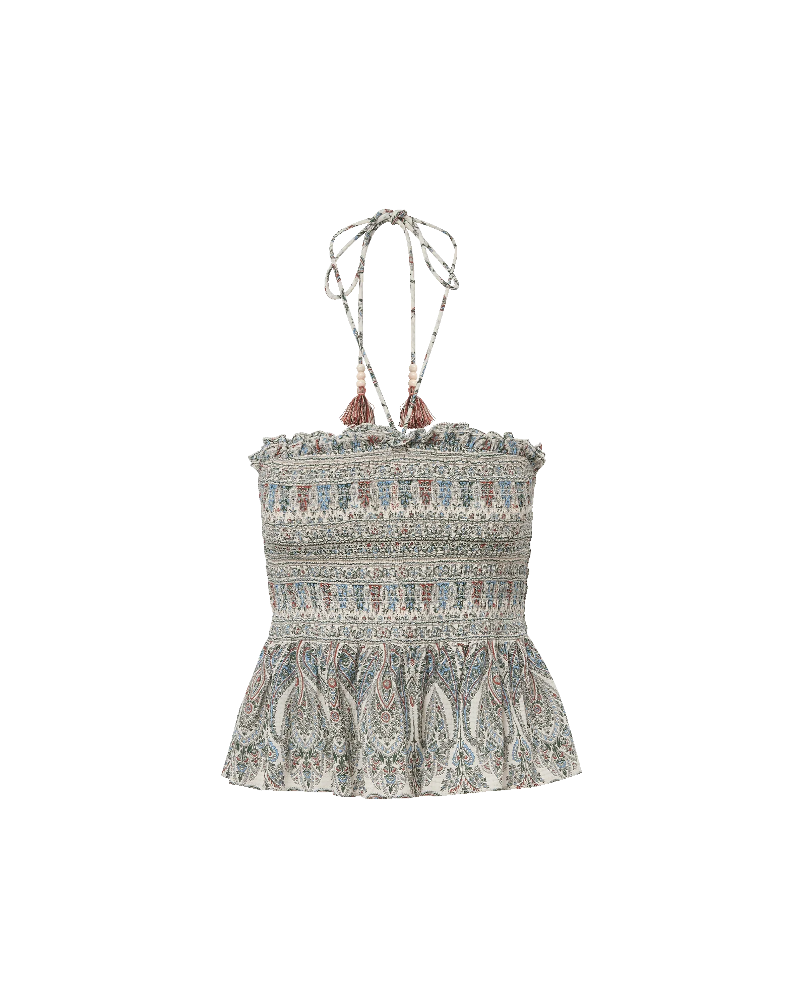 Damsey Smocked Halter Top - Image 5