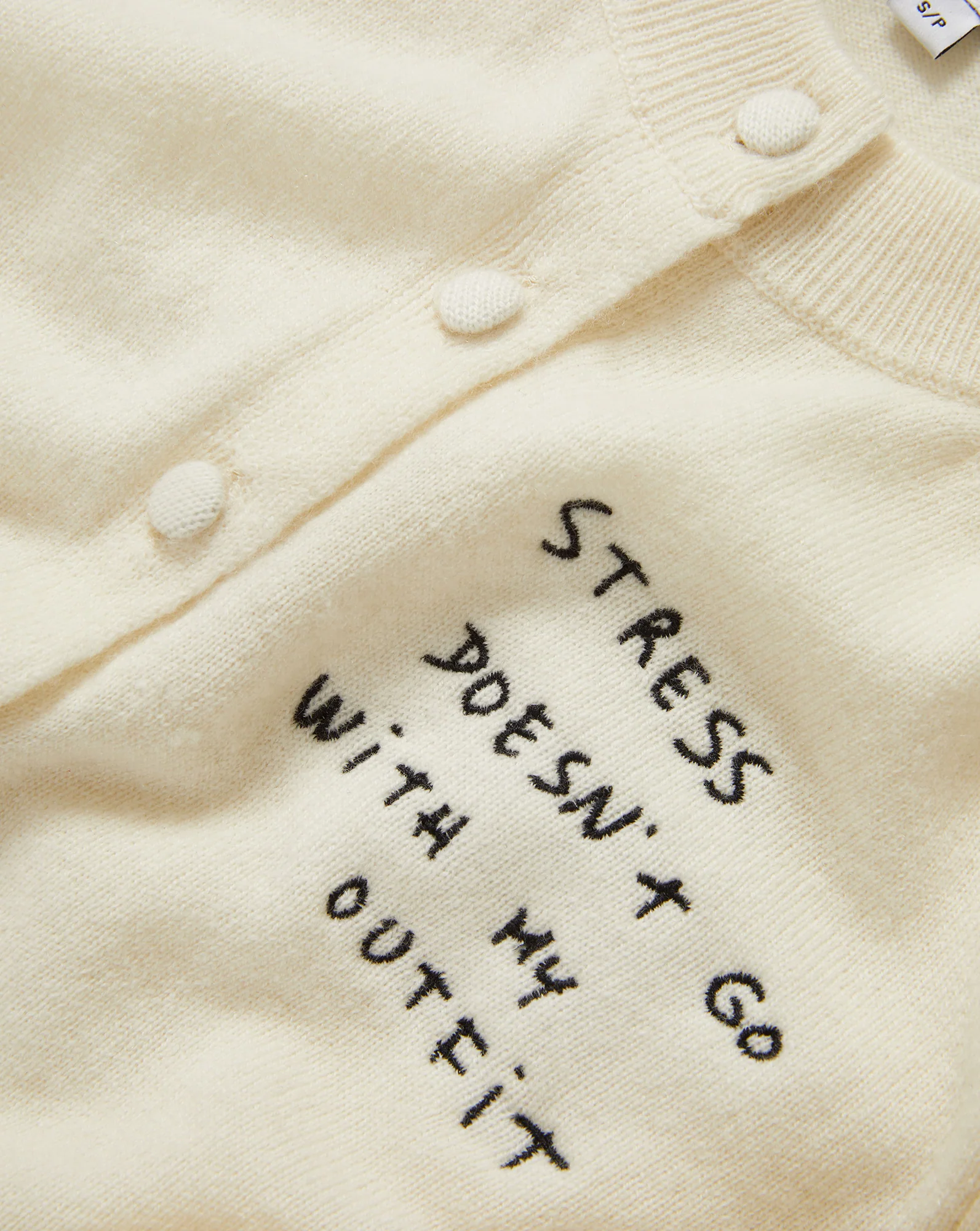 Daro Embroidered Cashmere Cardigan - Image 3