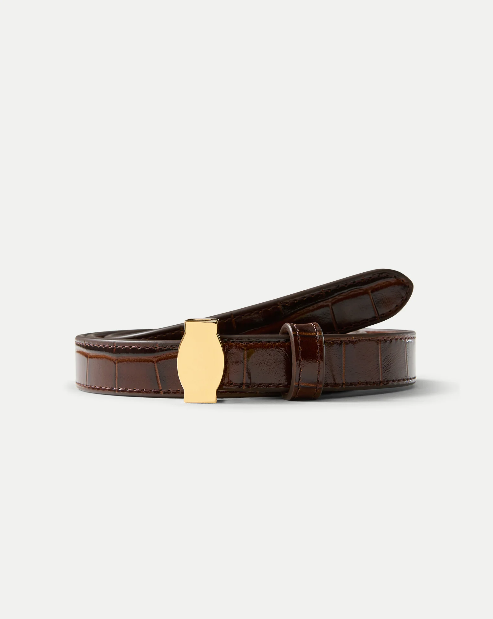 Dash Croc-Embossed Belt - Image 3
