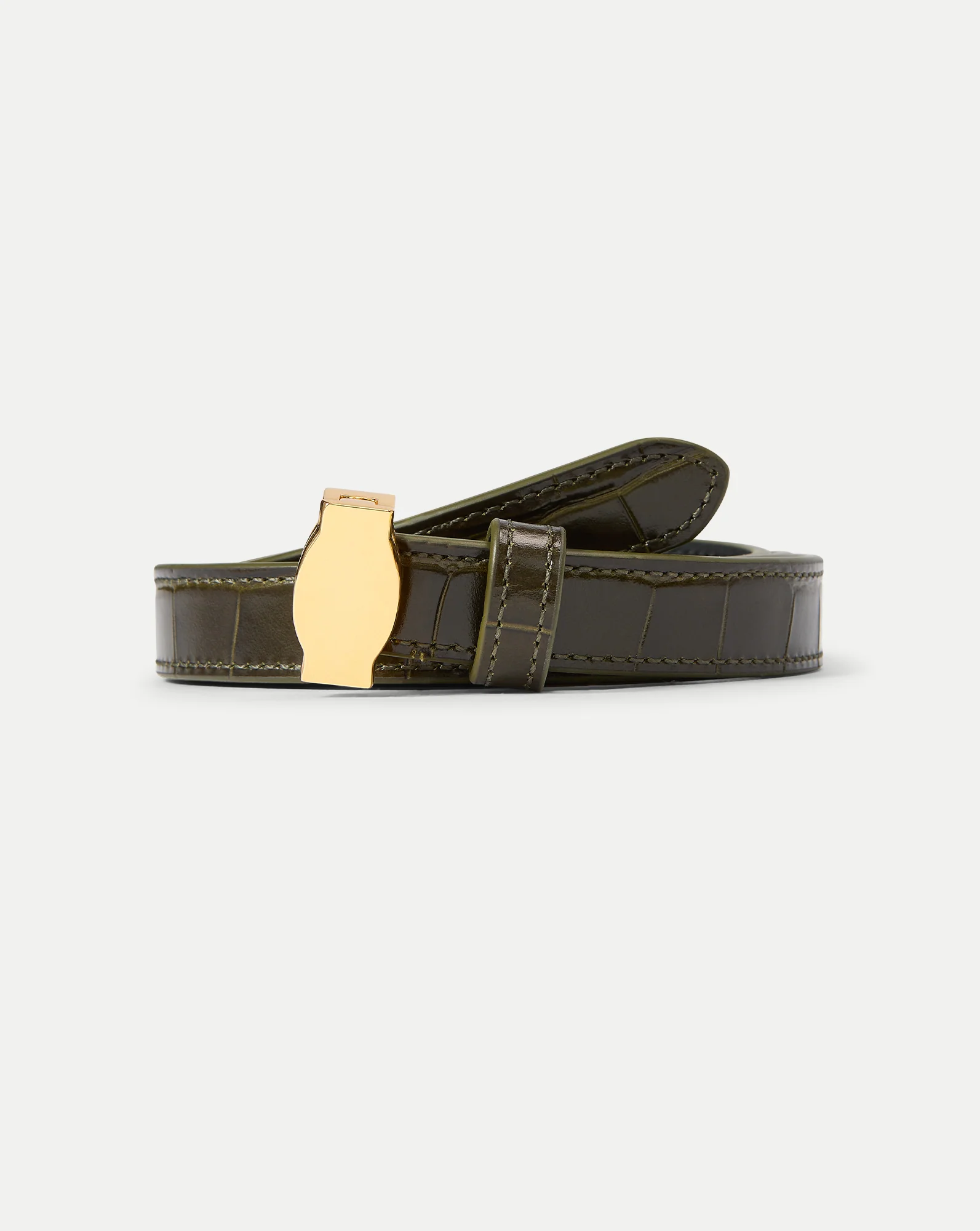 Dash Croc-Embossed Belt - Image 3