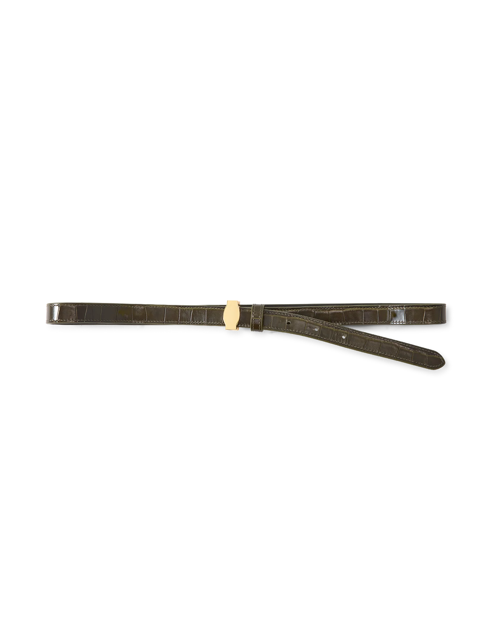 Dash Croc-Embossed Belt - Image 5