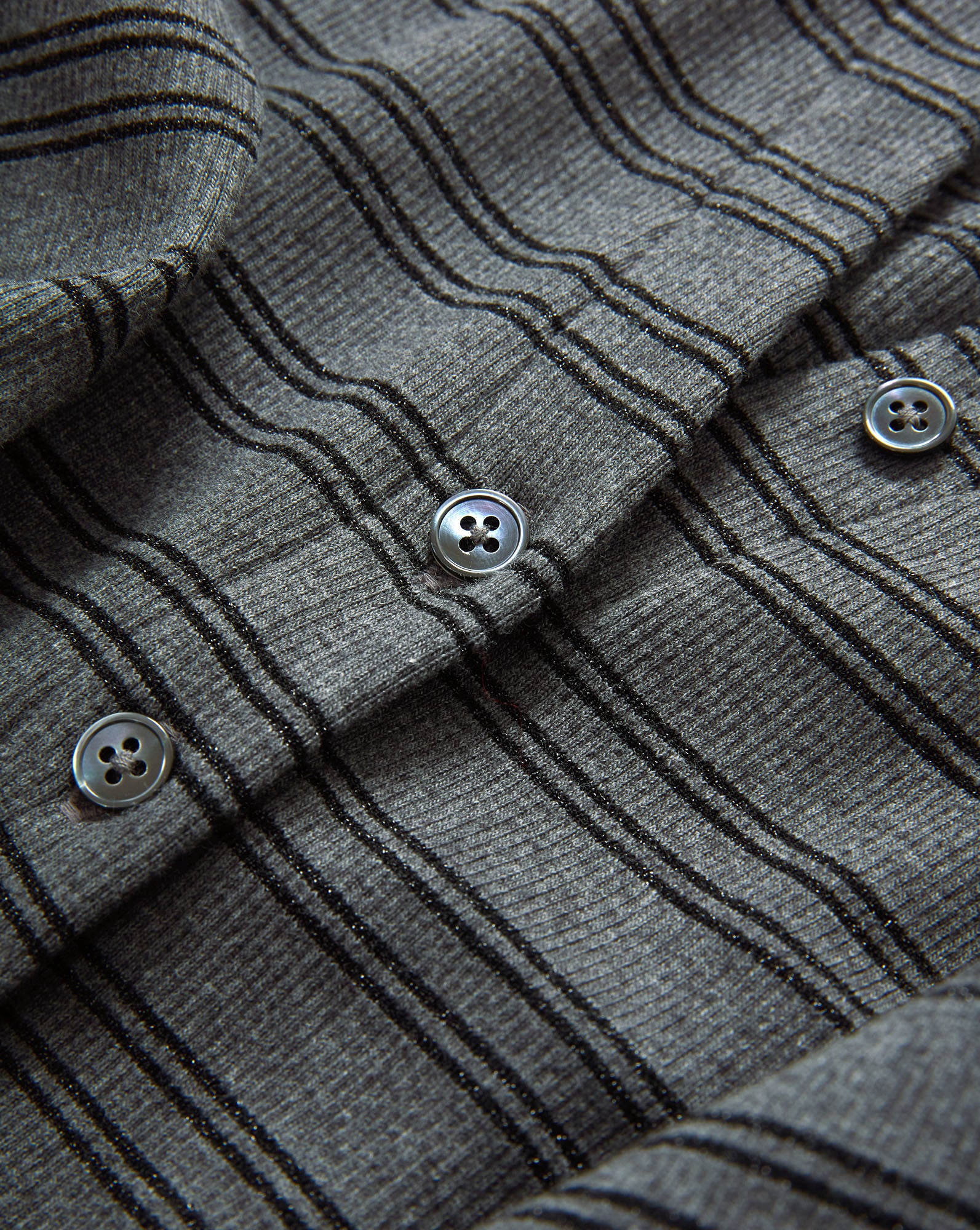 Dilia Striped Button-Down T-Shirt - Image 3
