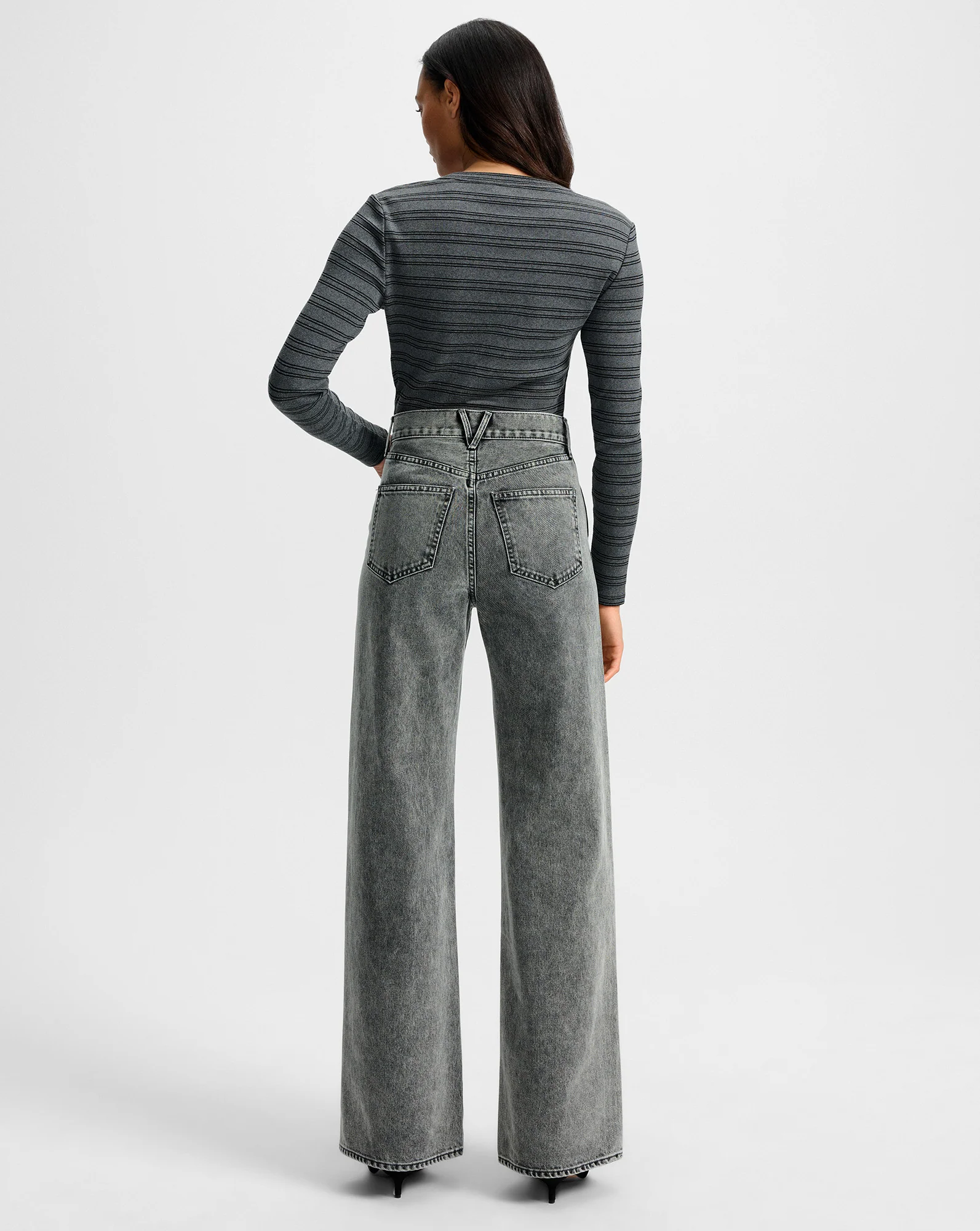 Dilia Striped Button-Down T-Shirt - Image 4