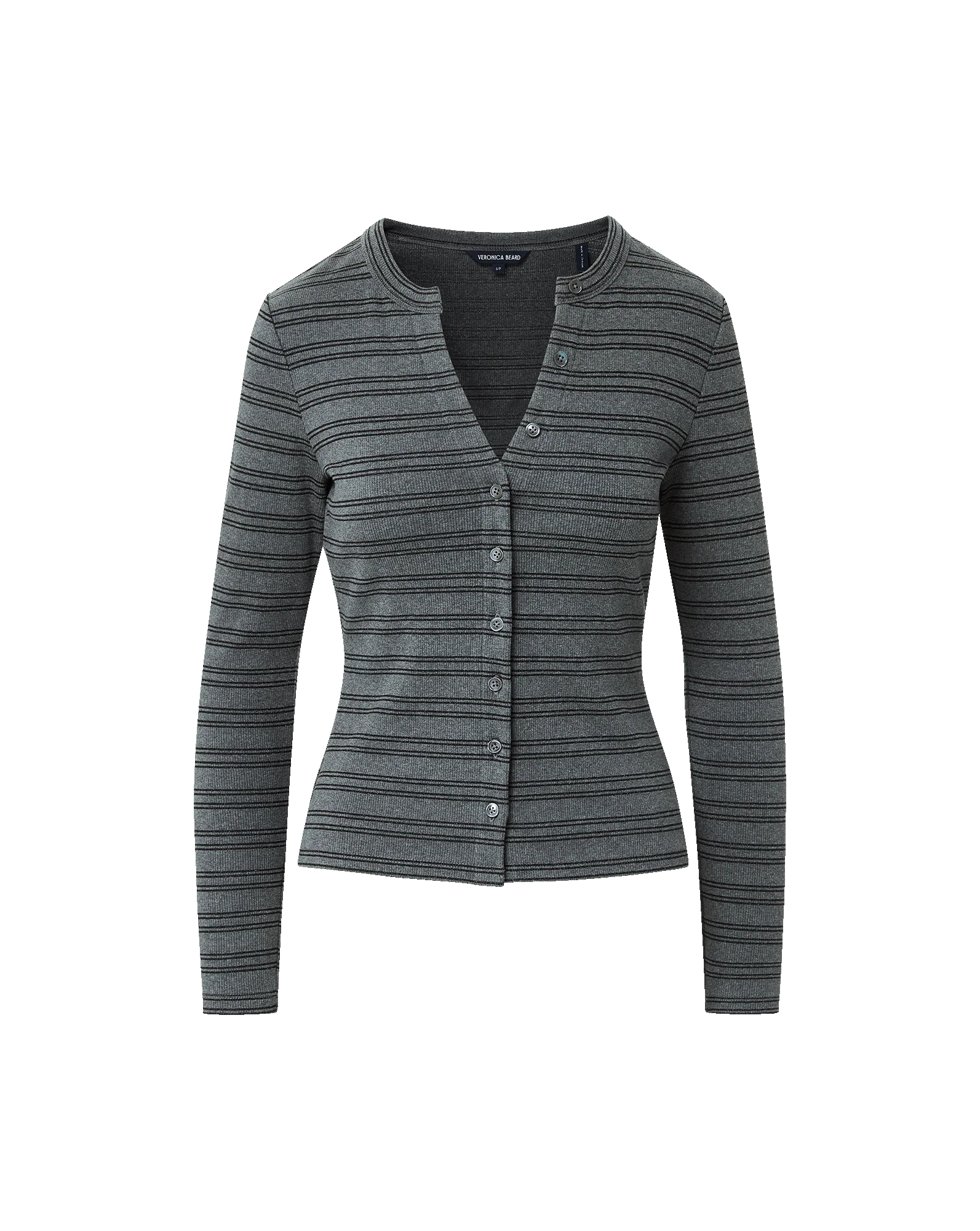 Dilia Striped Button-Down T-Shirt - Image 5