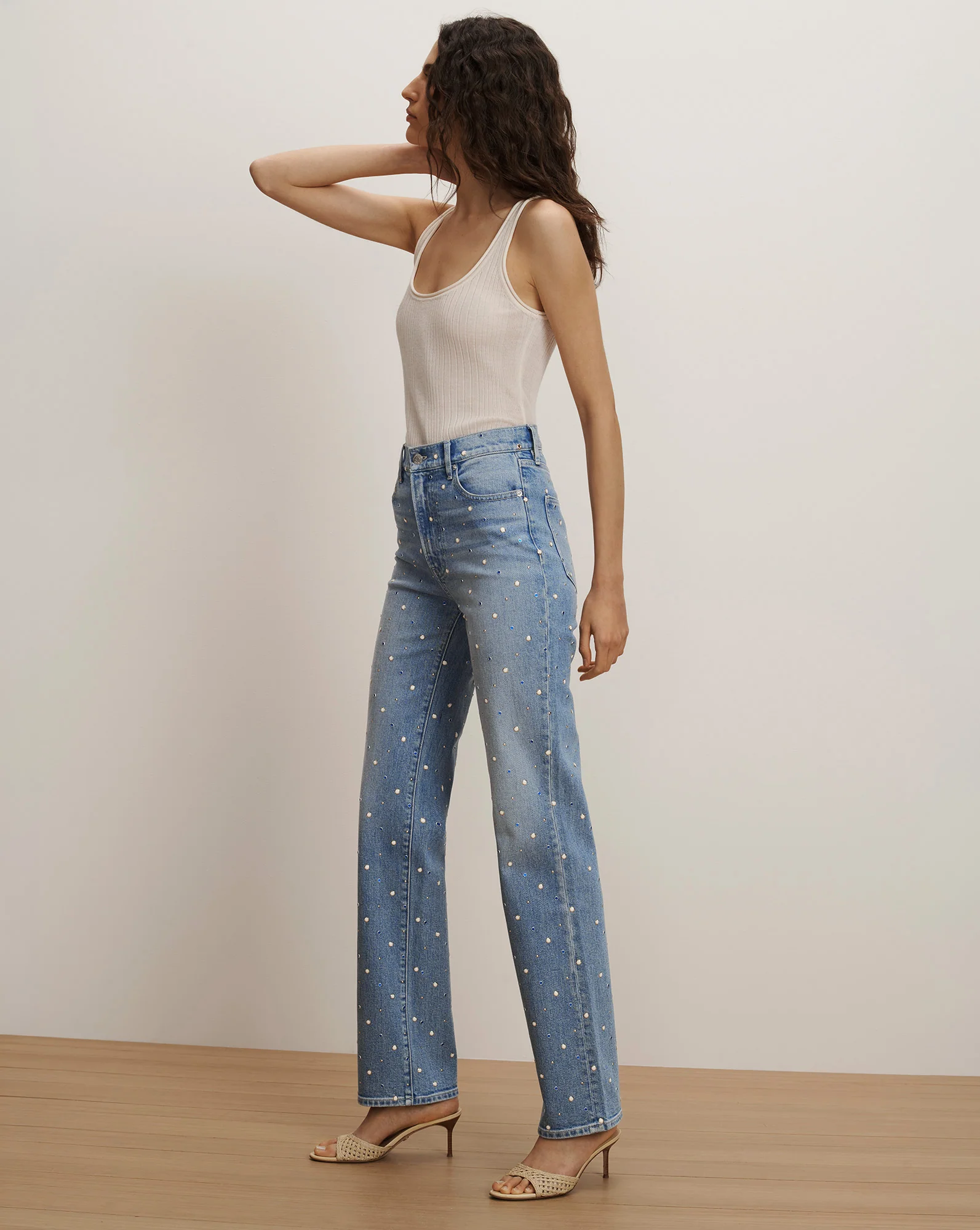 Dylan Embellished Straight-Leg Jean - Image 3