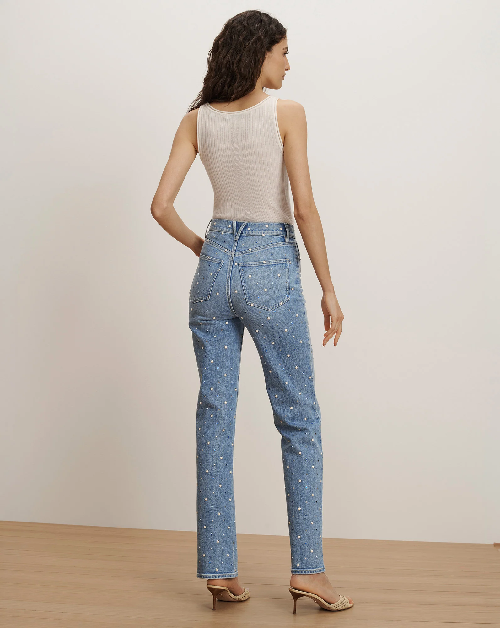 Dylan Embellished Straight-Leg Jean - Image 5