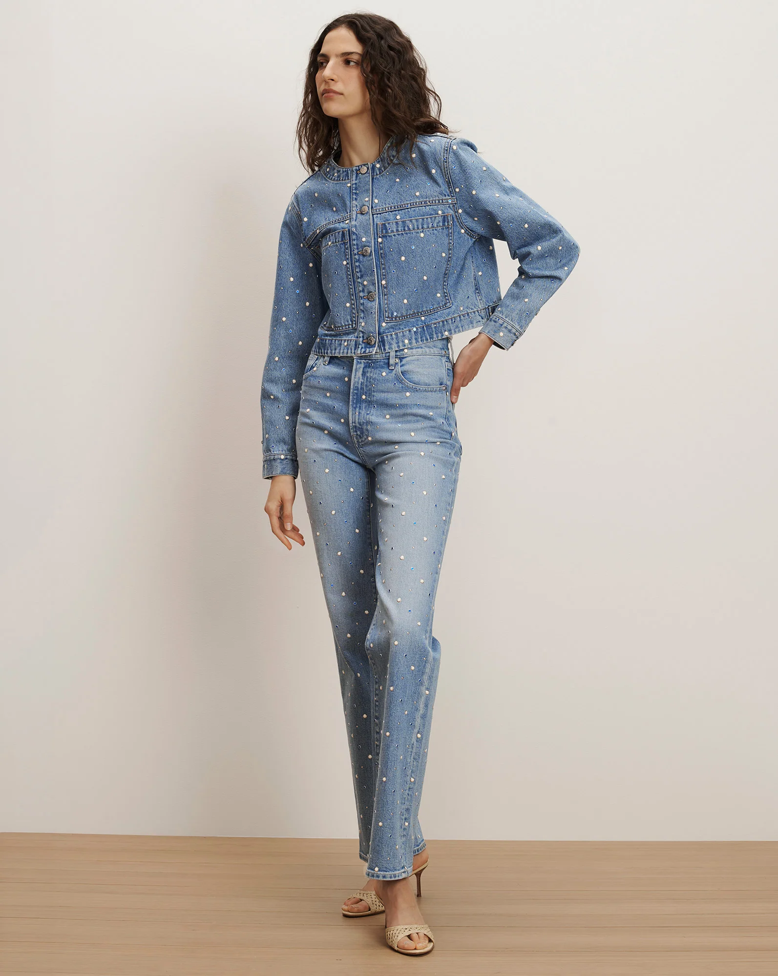 Dylan Embellished Straight-Leg Jean - Image 6