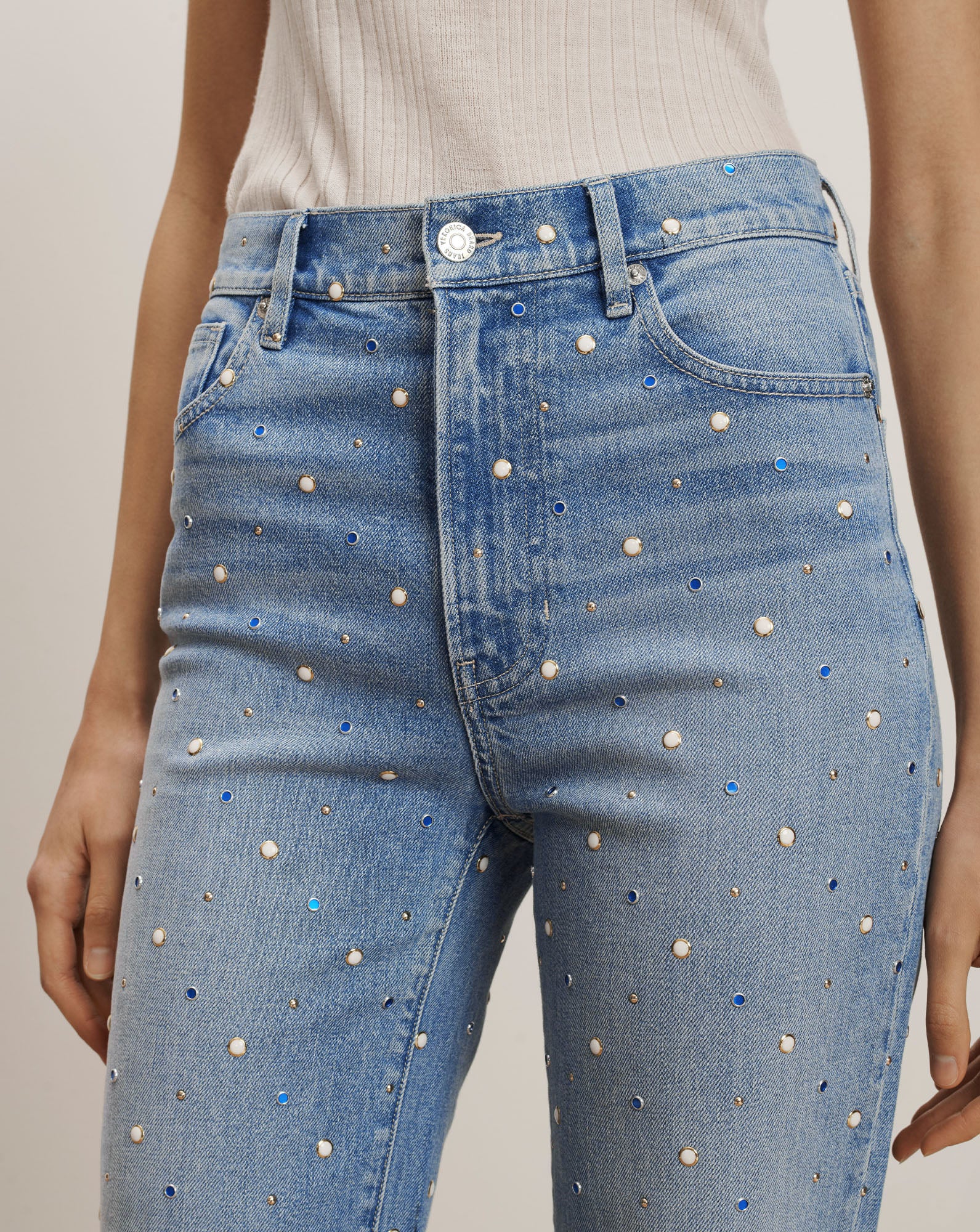 Dylan Embellished Straight-Leg Jean - Image 7