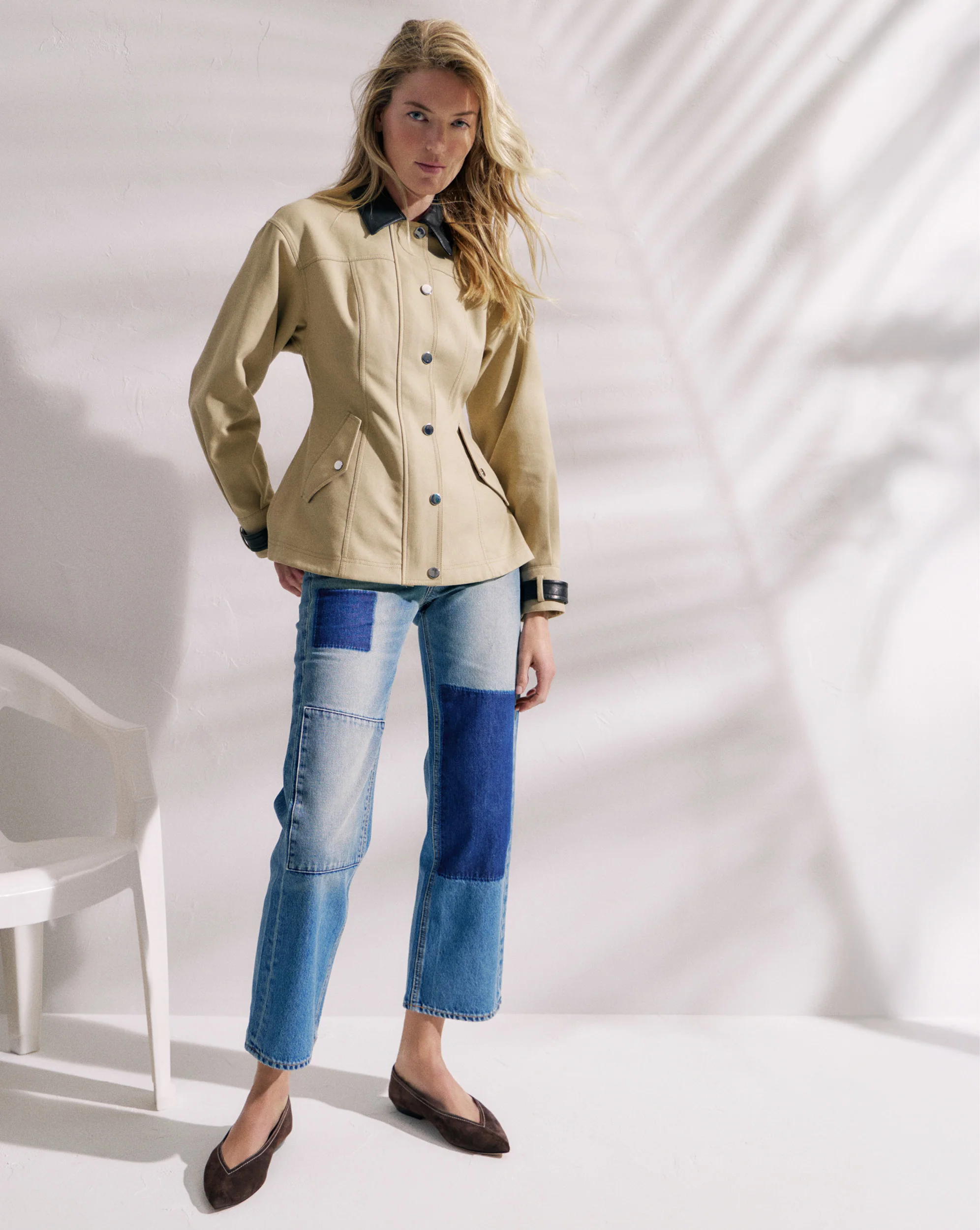 Dylan Patchwork Straight-Leg Jean - Image 6