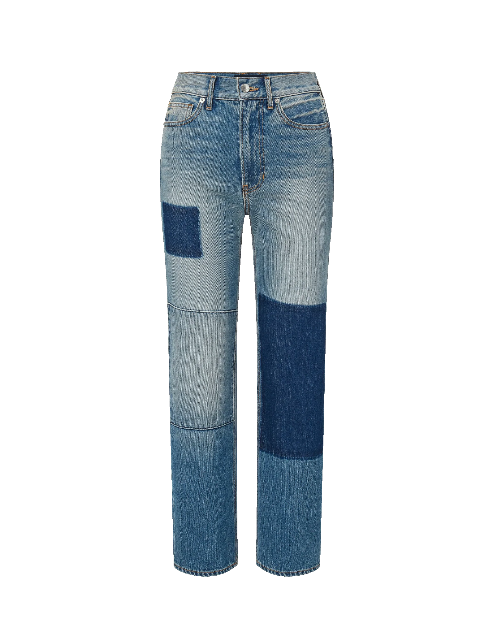 Dylan Patchwork Straight-Leg Jean - Image 7