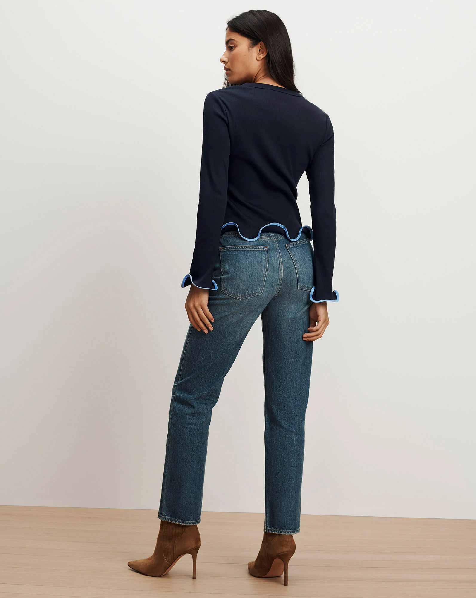 Elianne Ruffle-Trim T-Shirt - Image 4