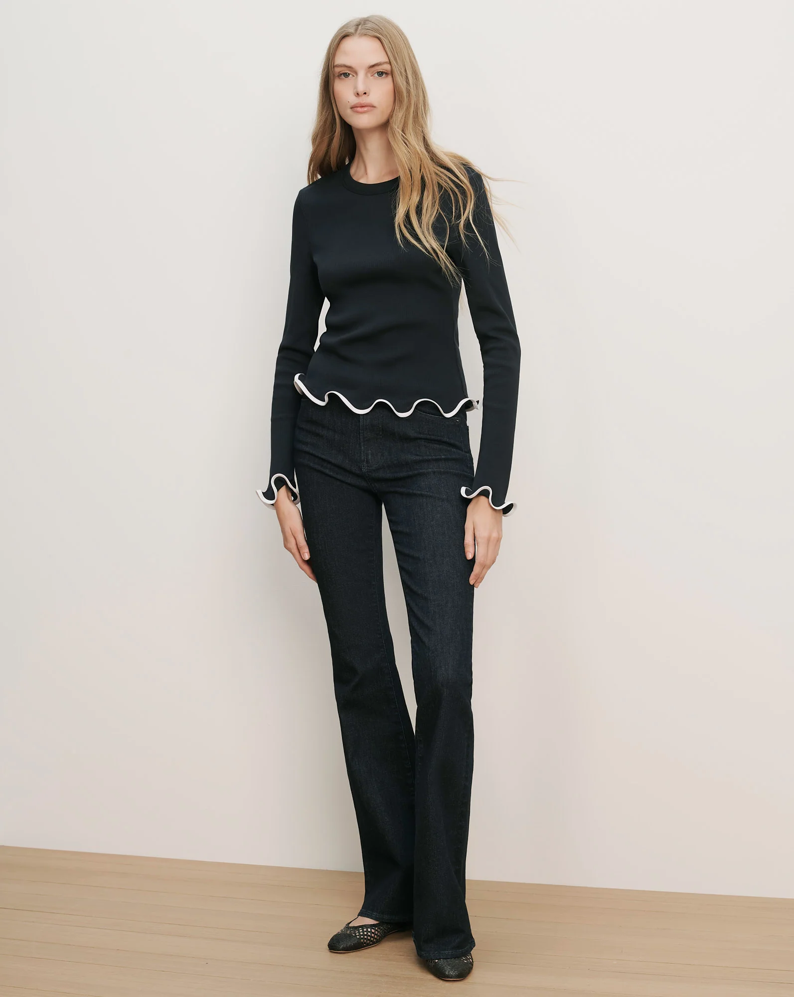 Elianne Ruffle-Trim T-Shirt - Image 2