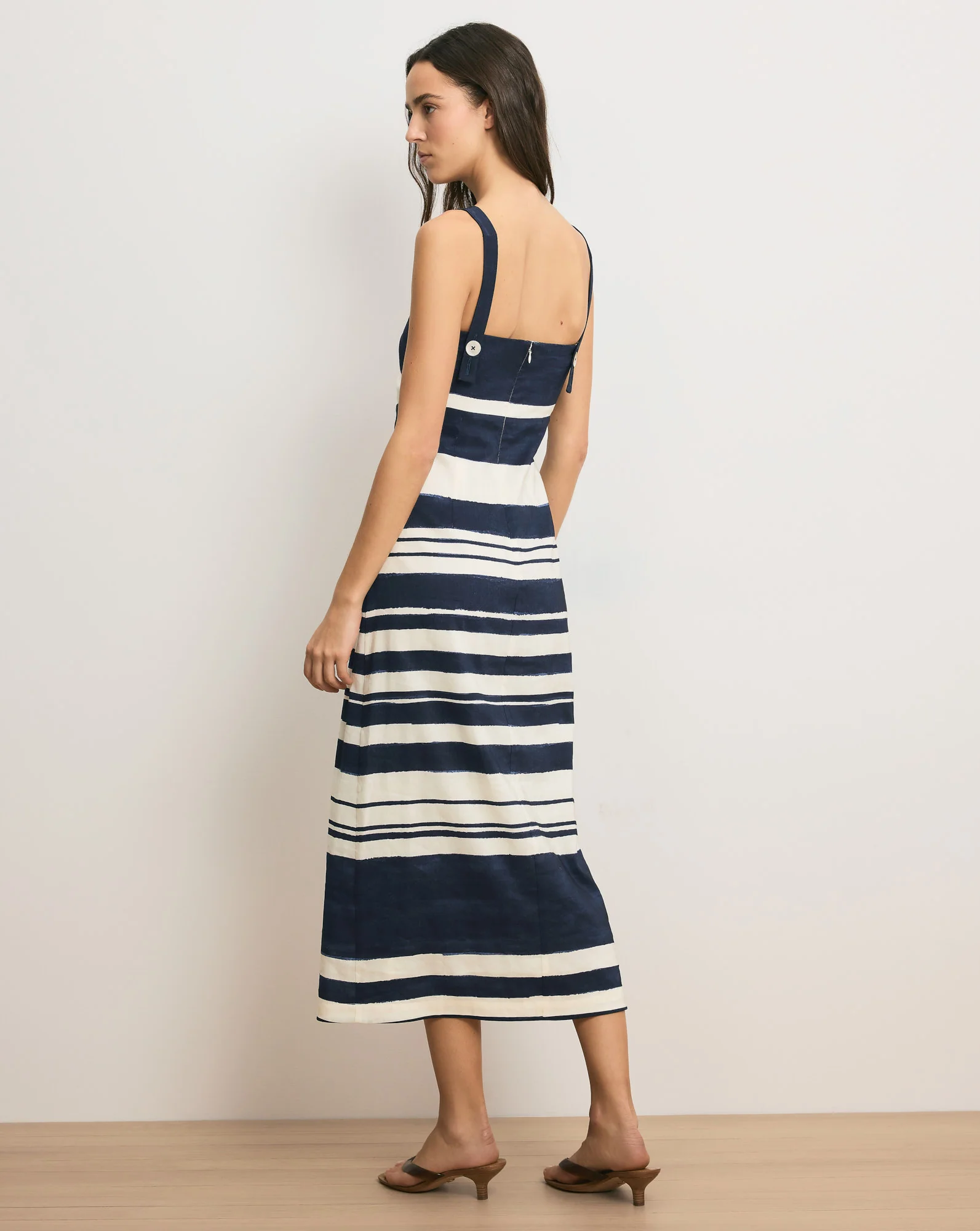 Ella Striped Midi Dress - Image 3