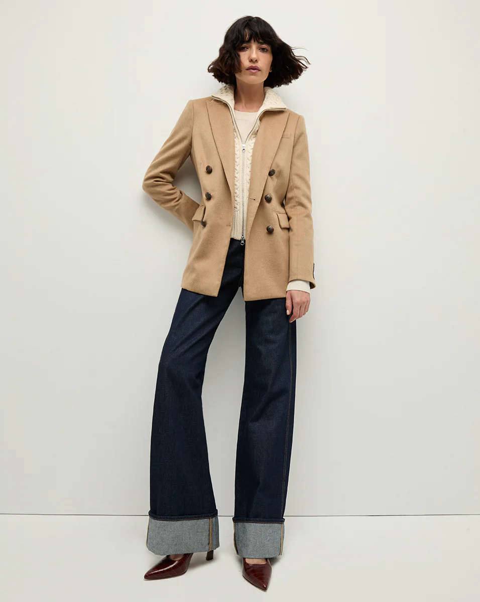 Ellette Italian Camel Hair Dickey Jacket - Image 5