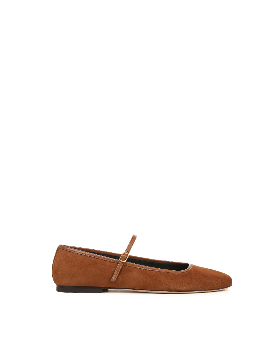 Ellie Suede Flat - Image 6