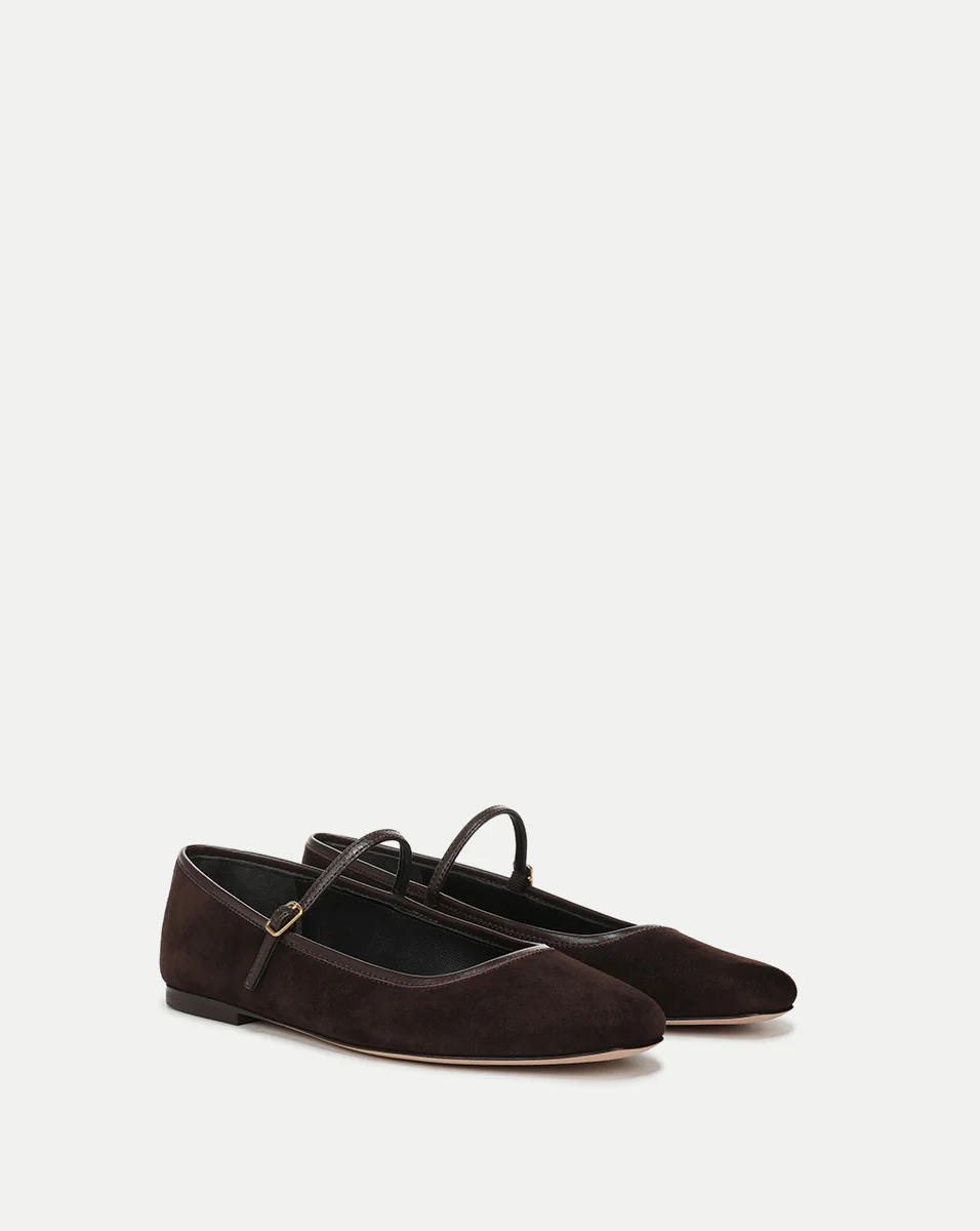 Ellie Suede Flat - Image 3