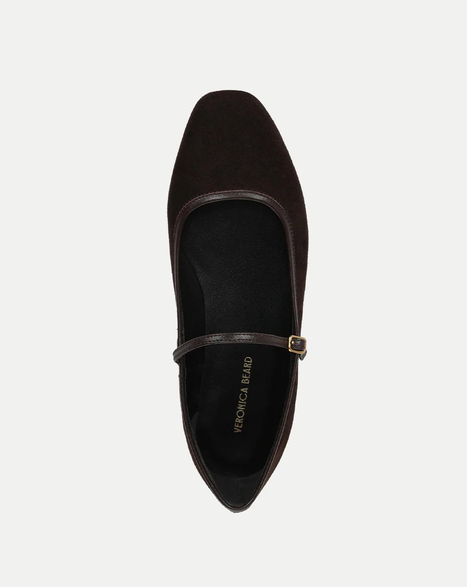Ellie Suede Flat - Image 4