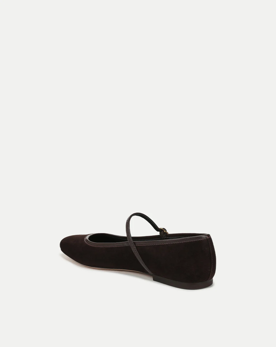 Ellie Suede Flat - Image 5