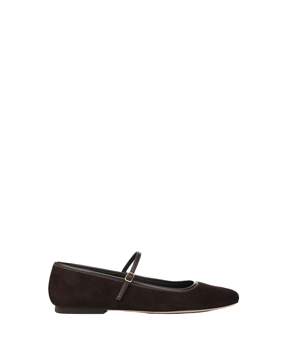 Ellie Suede Flat - Image 8