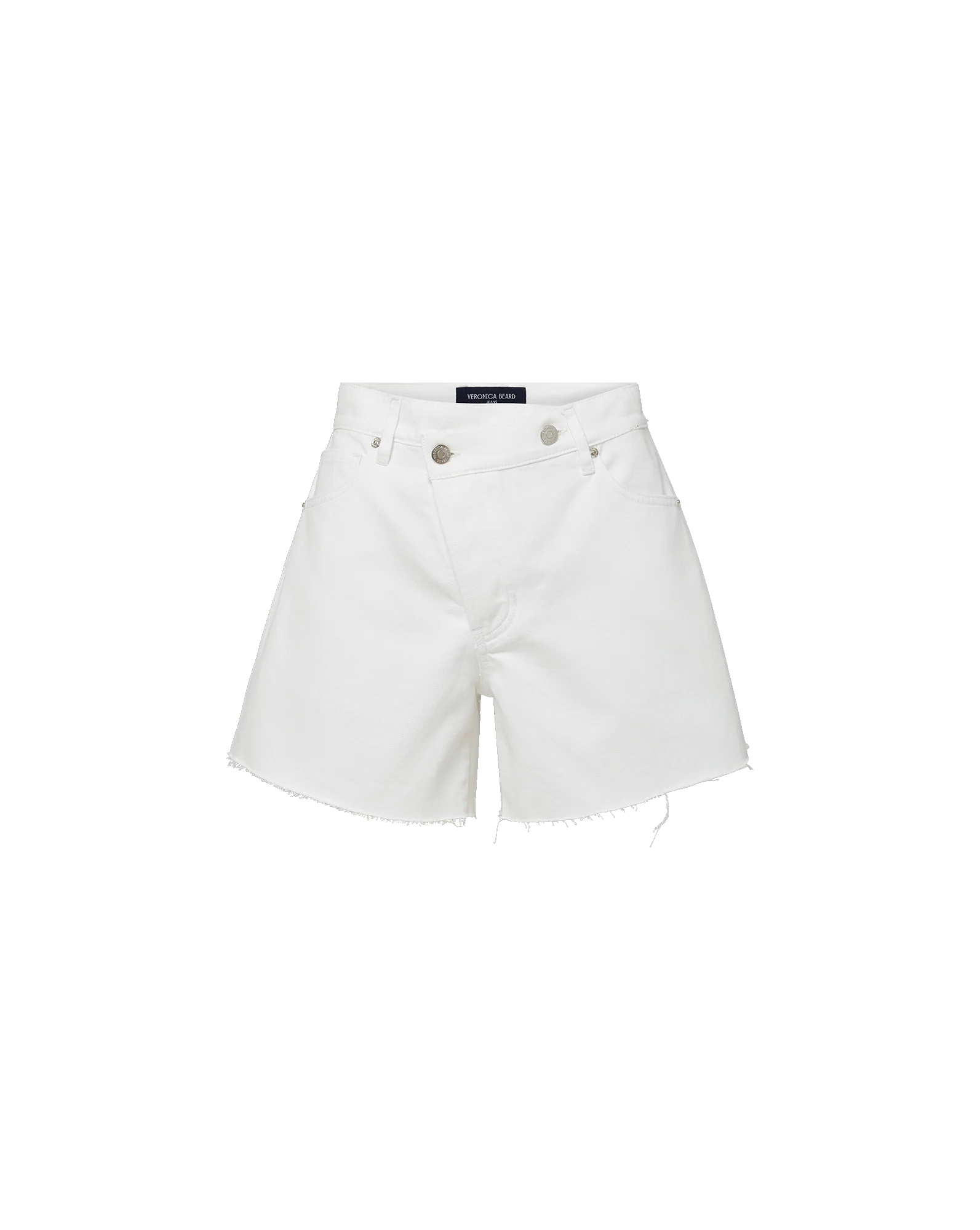 Ellis Crossover-Waistband Denim Short - Image 7