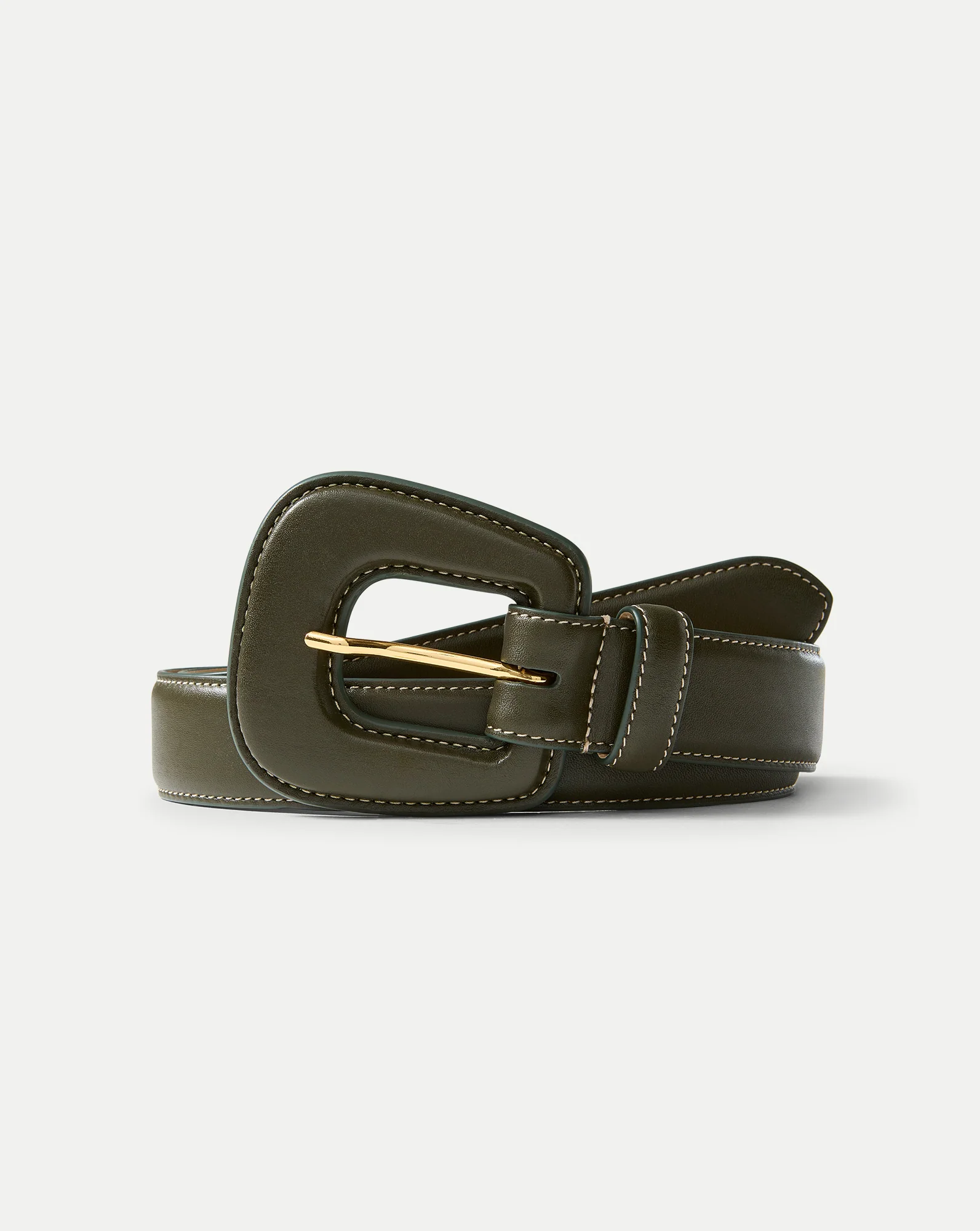 Elsy Leather-Buckle Belt - Image 3