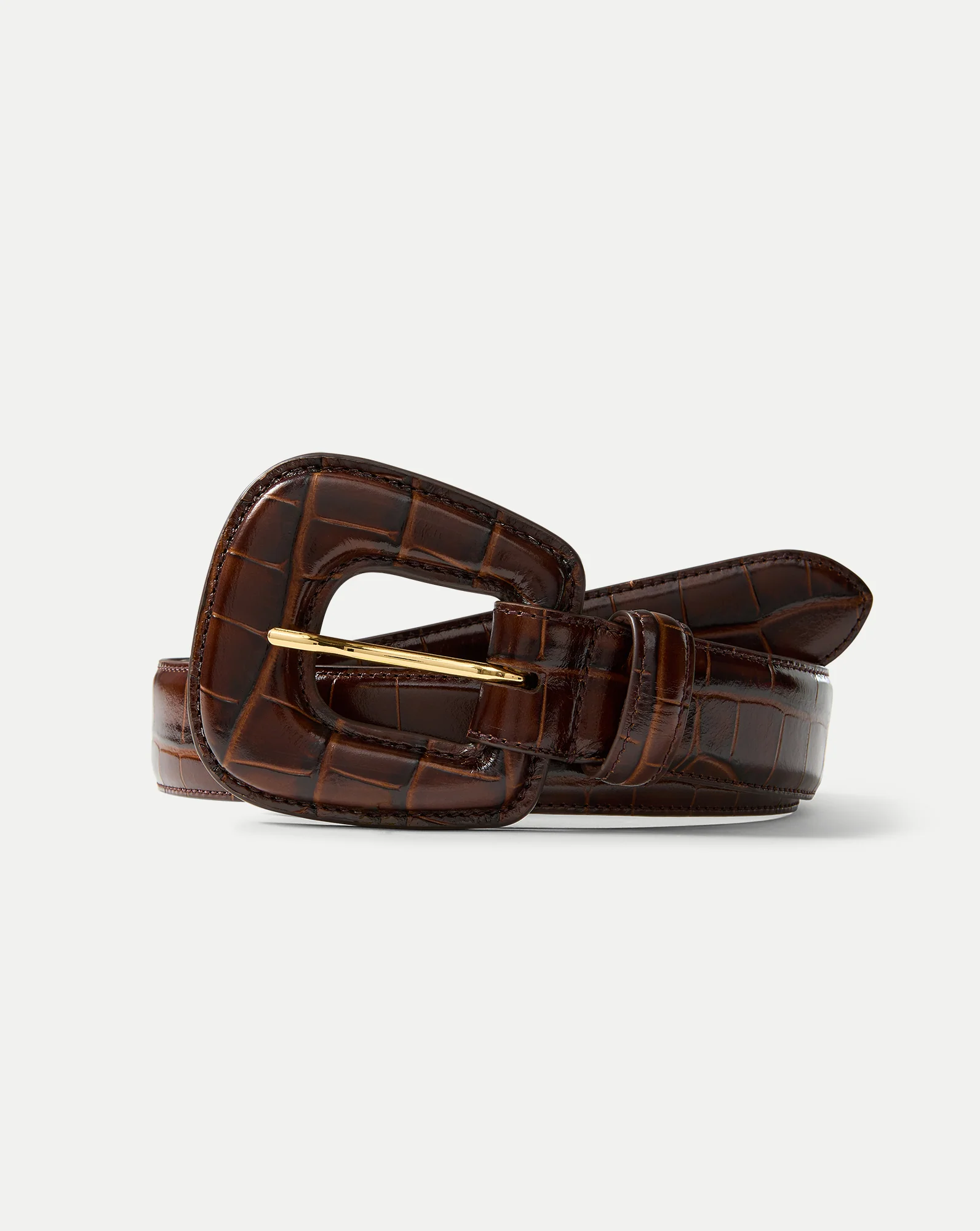 Elsy Leather-Buckle Belt - Image 3