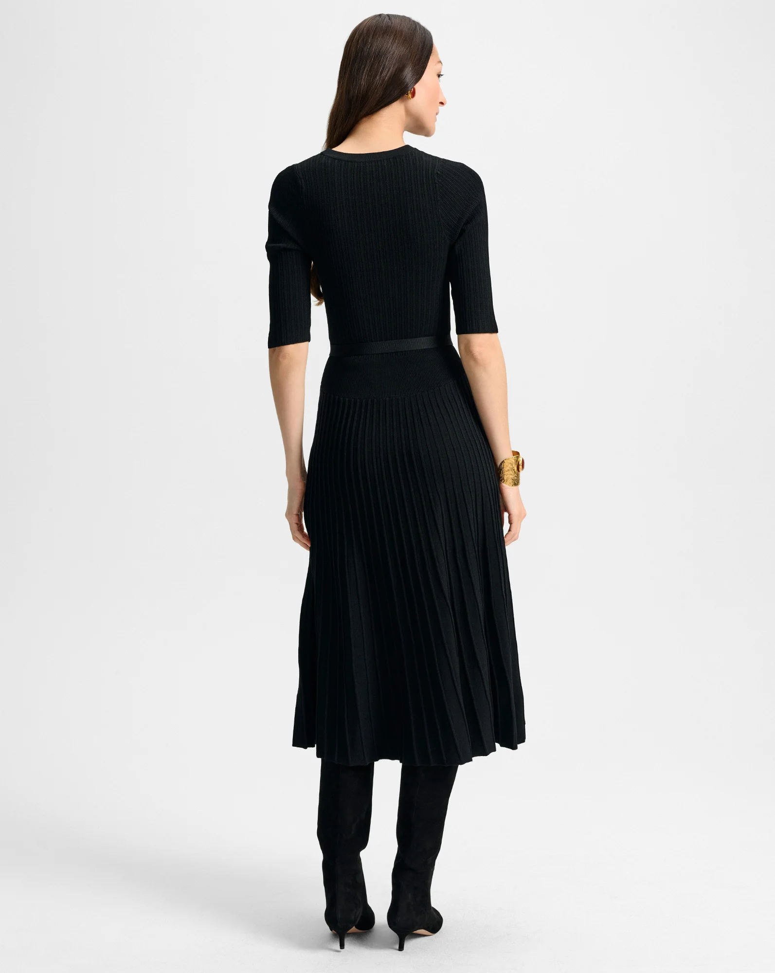 Elthea Belted Midi Dress - Image 4