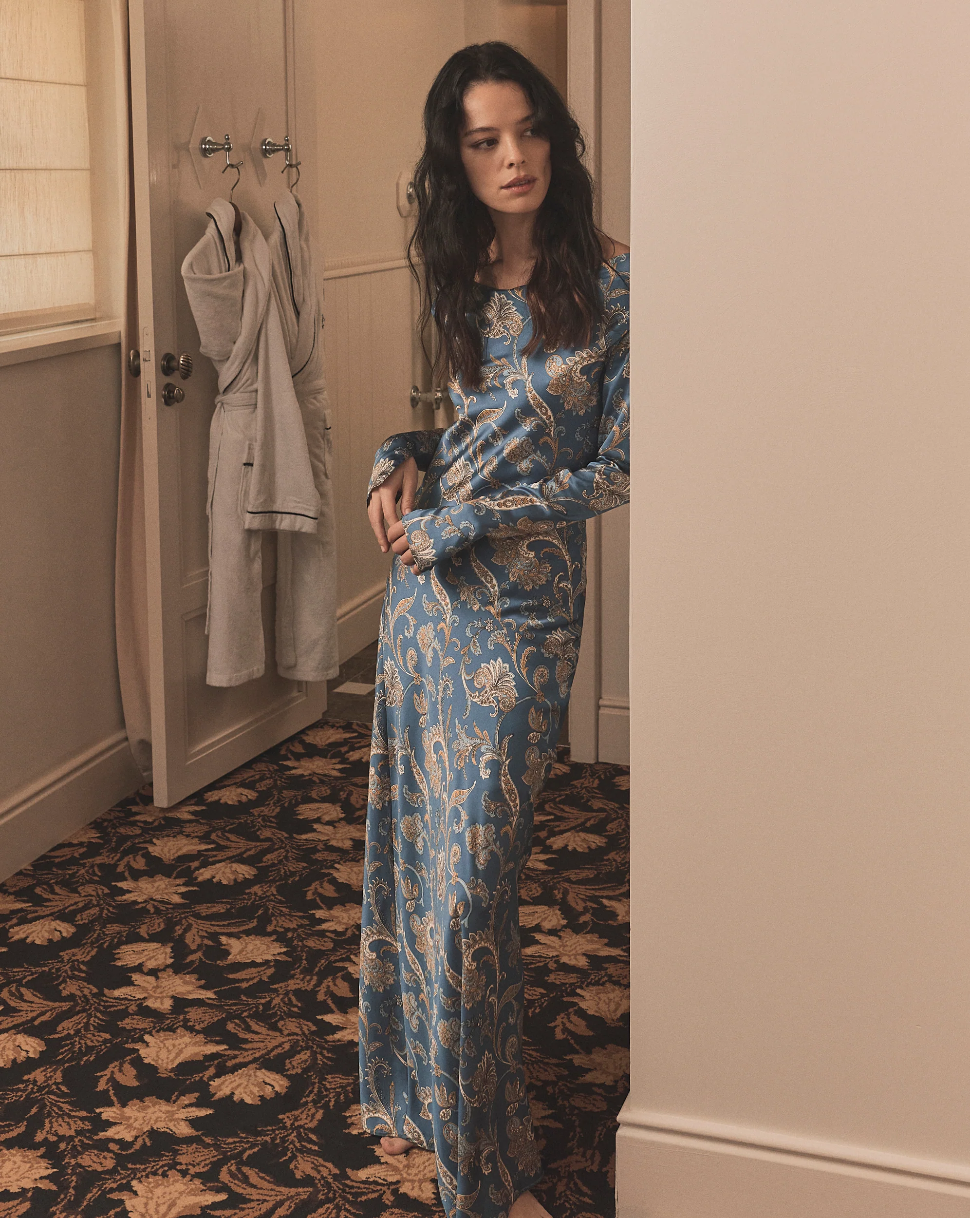 Ember Silk-Blend Maxi Dress - Image 6